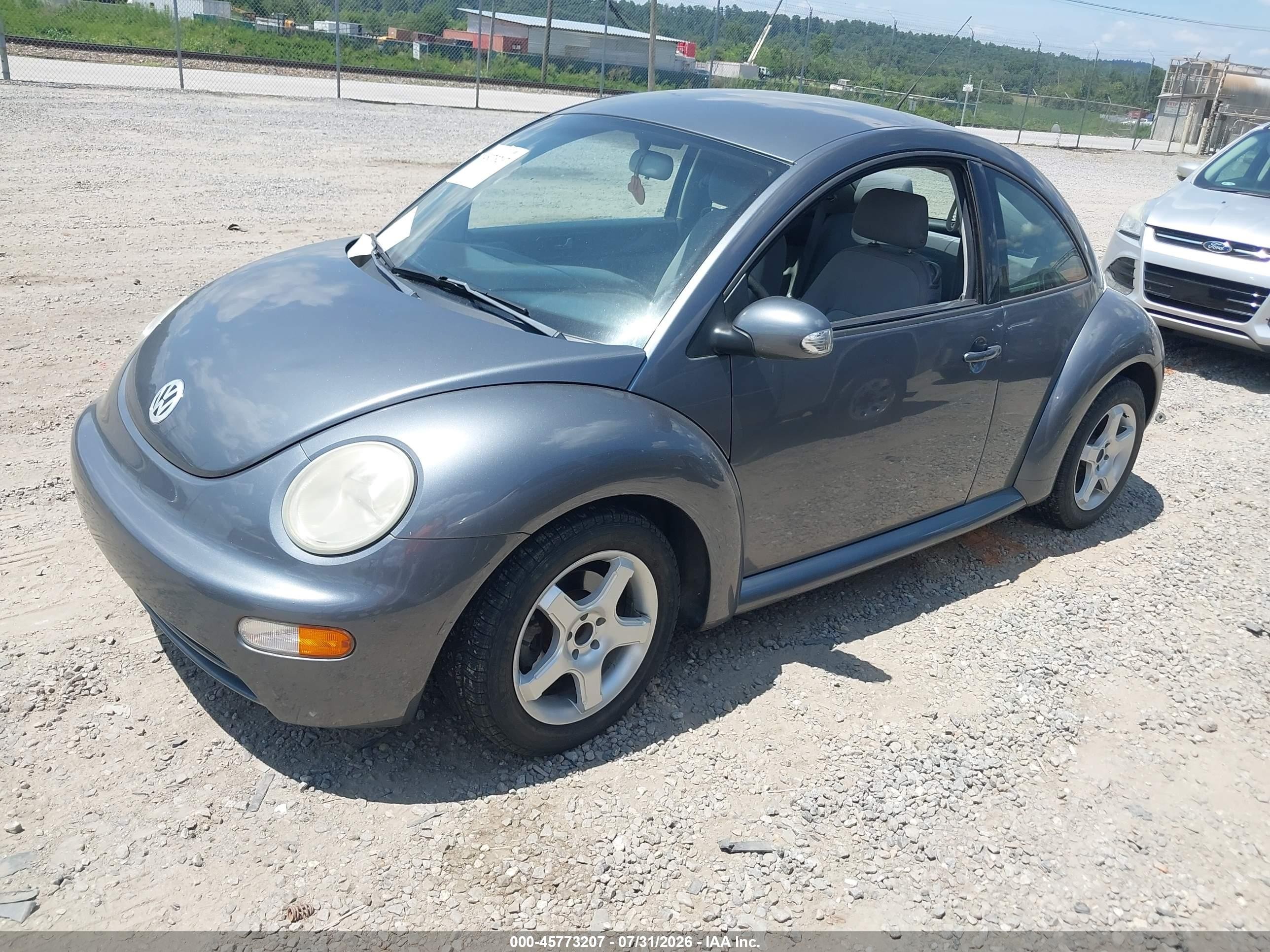 2005 Volkswagen New Beetle Gl Gray vin: 3VWBK31C95M402467