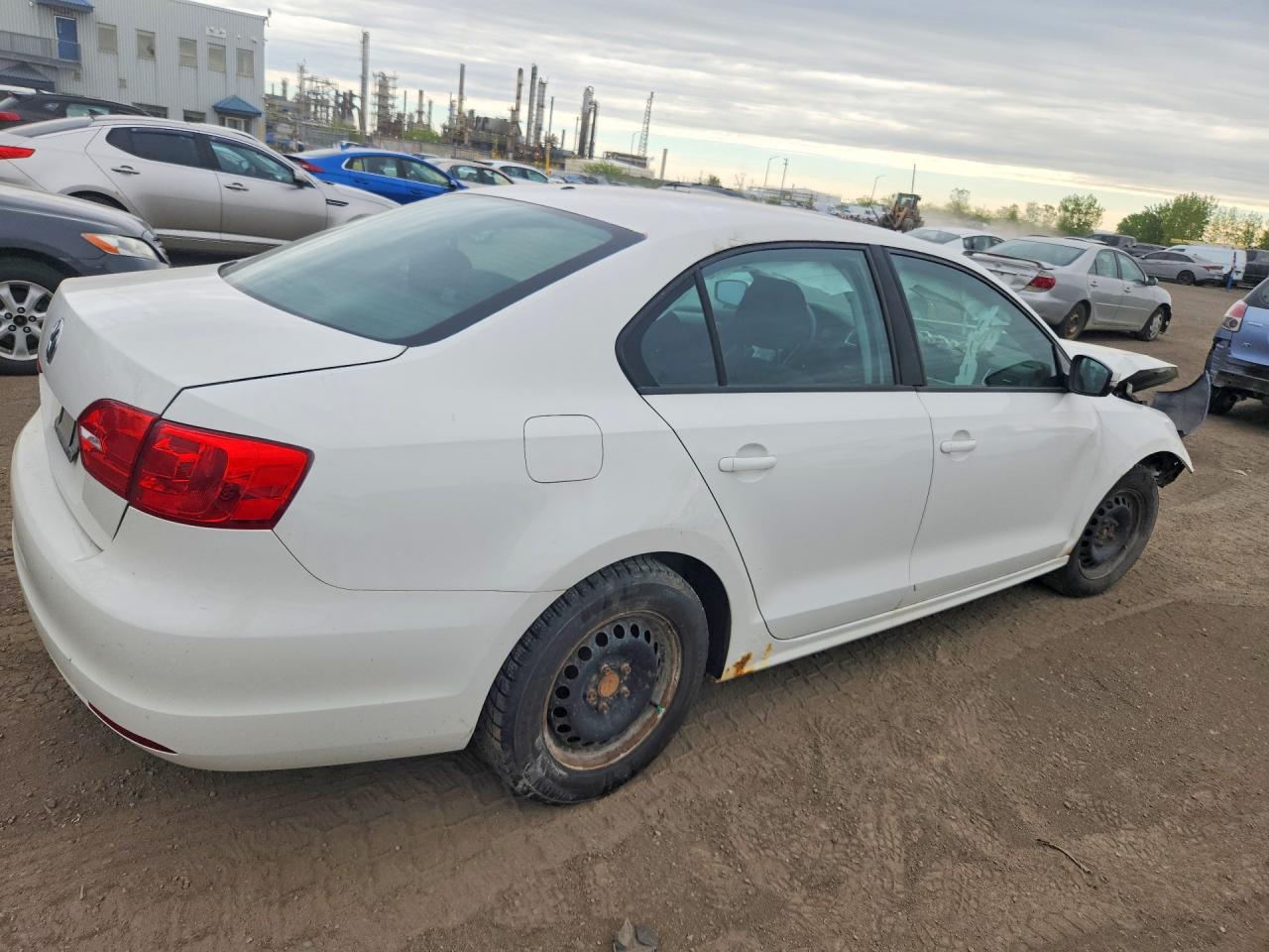 2014 Volkswagen Jetta Se White vin: 3VWBK7AJ5EM352432