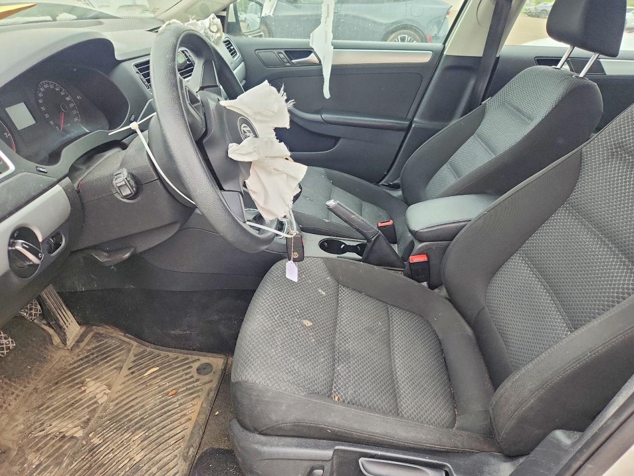 2014 Volkswagen Jetta Se White vin: 3VWBK7AJ5EM352432