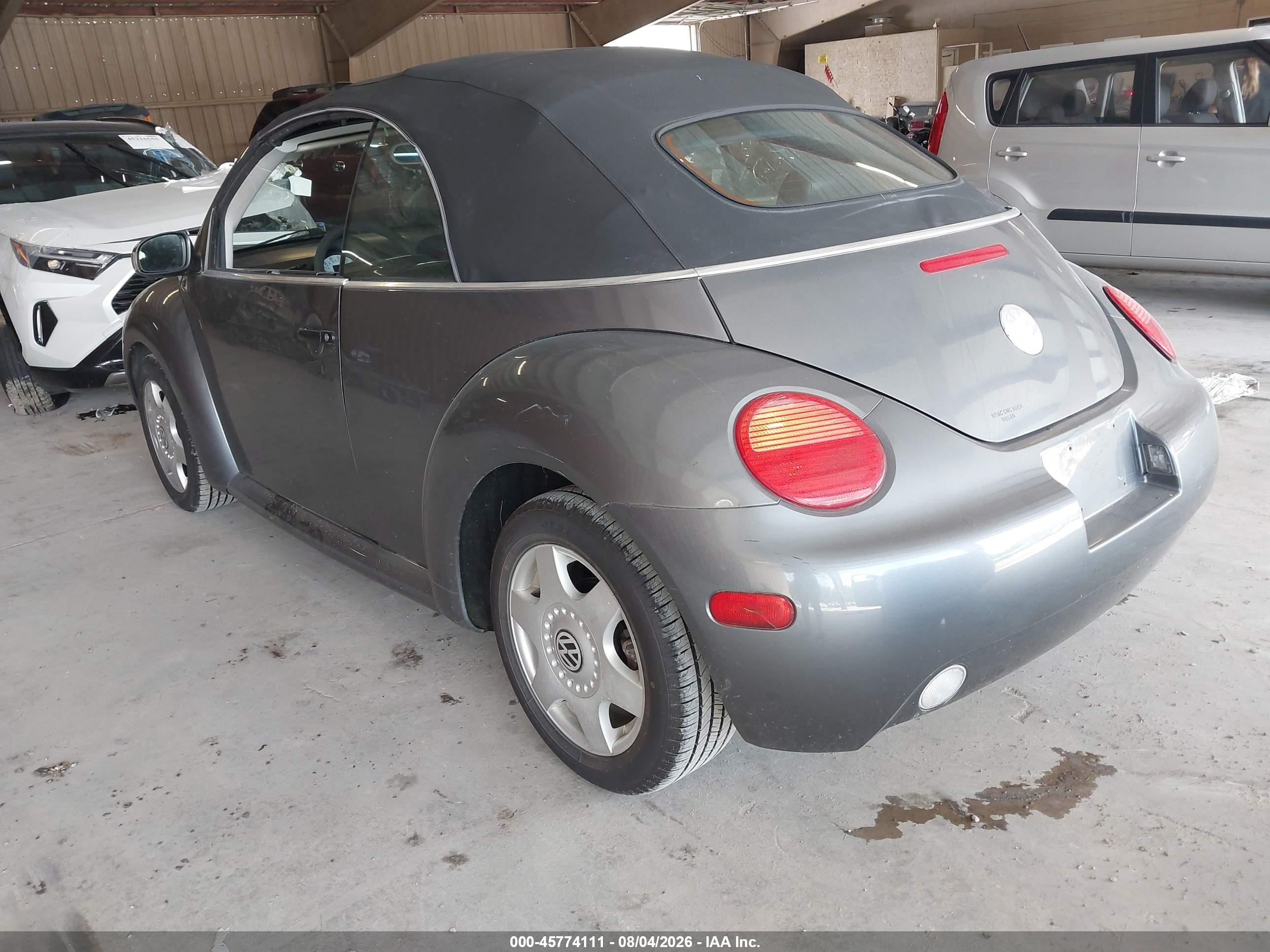 2004 Volkswagen New Beetle Gl Серый vin: 3VWBM31Y34M349138