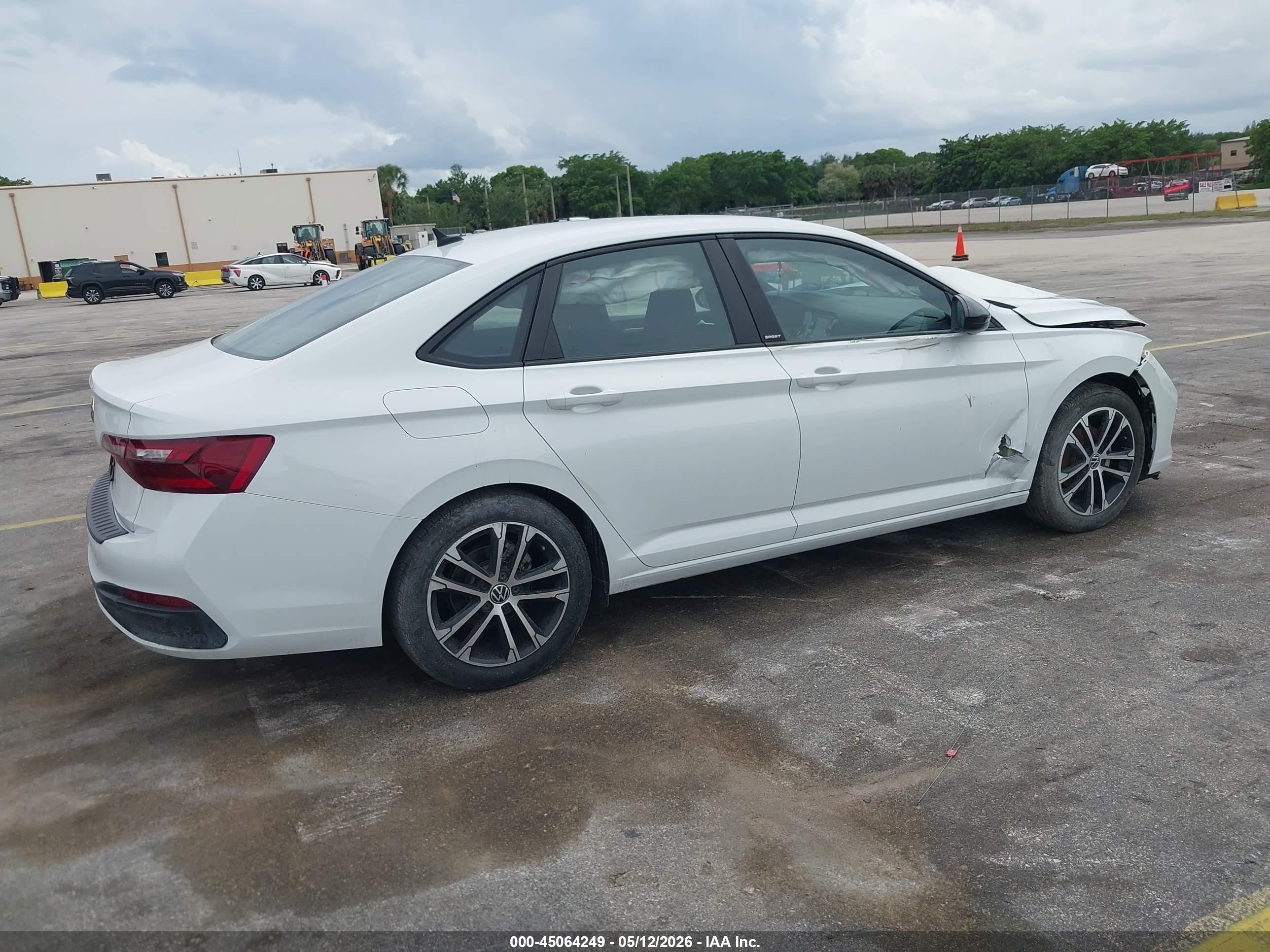 2023 Volkswagen Jetta 1.5t Sport Белый vin: 3VWBM7BU0PM023806
