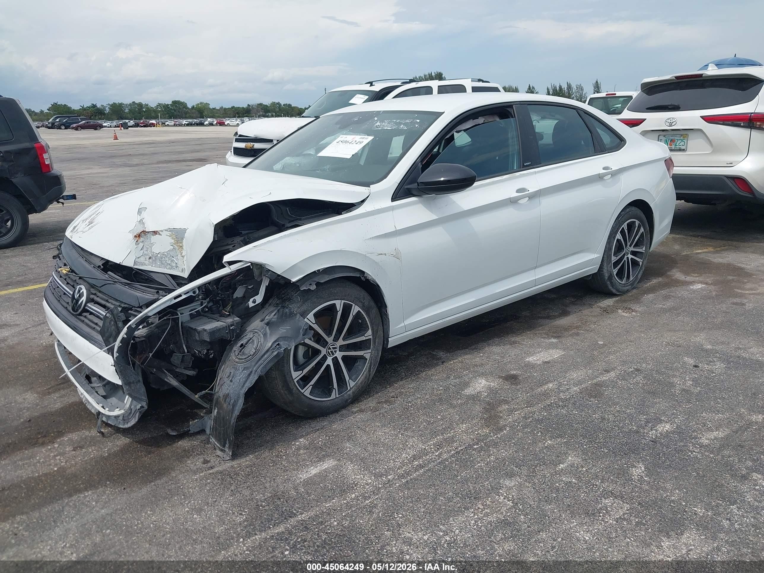 2023 Volkswagen Jetta 1.5t Sport Белый vin: 3VWBM7BU0PM023806