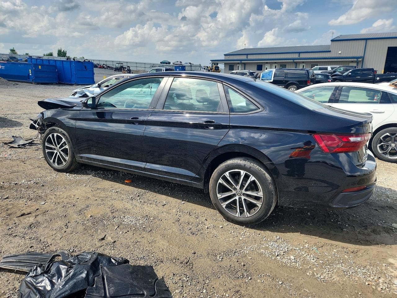 2024 Volkswagen Jetta Sport Black vin: 3VWBM7BU1RM074105