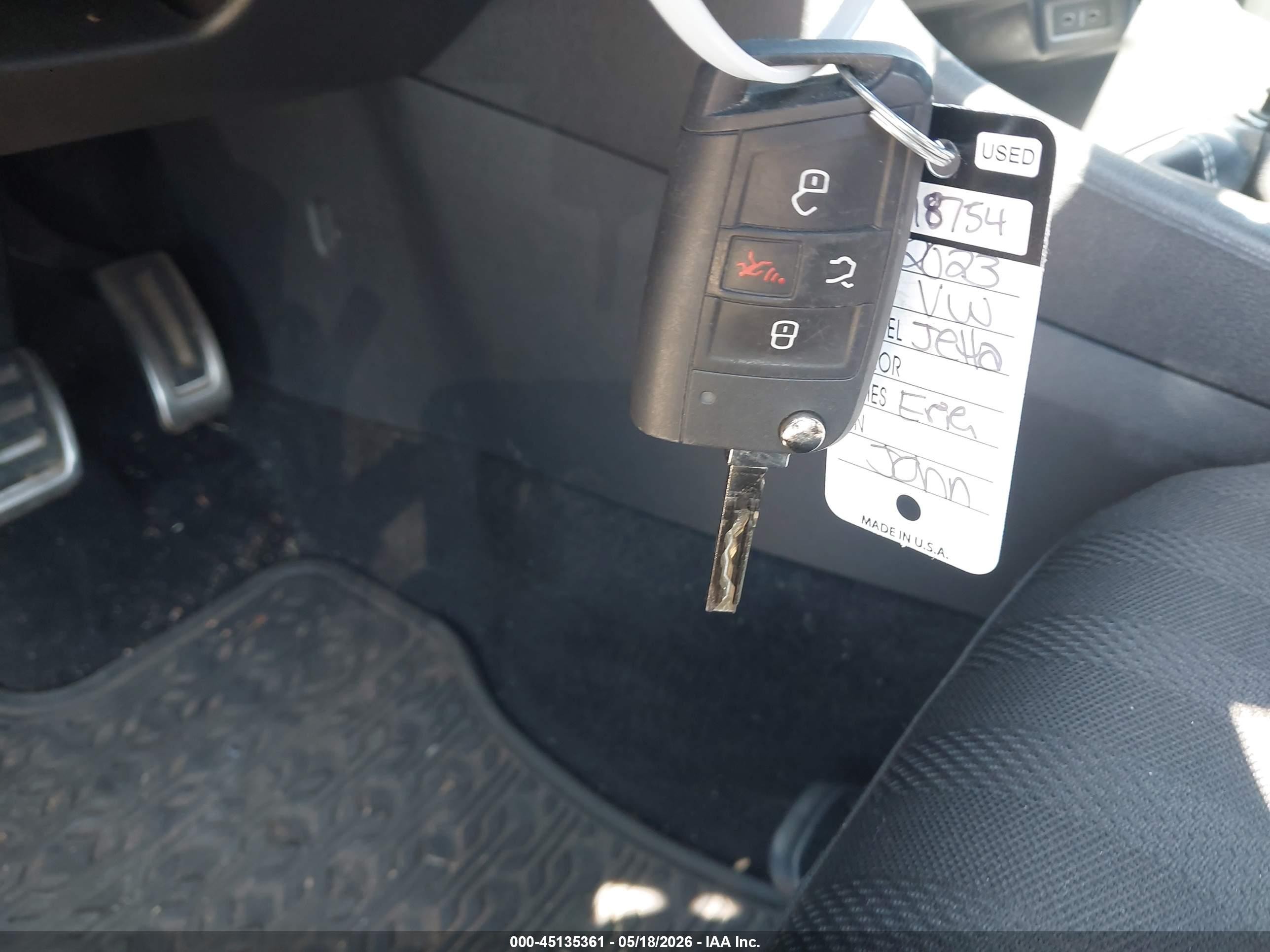 2023 Volkswagen Jetta 1.5t Sport Black vin: 3VWBM7BU4PM025414