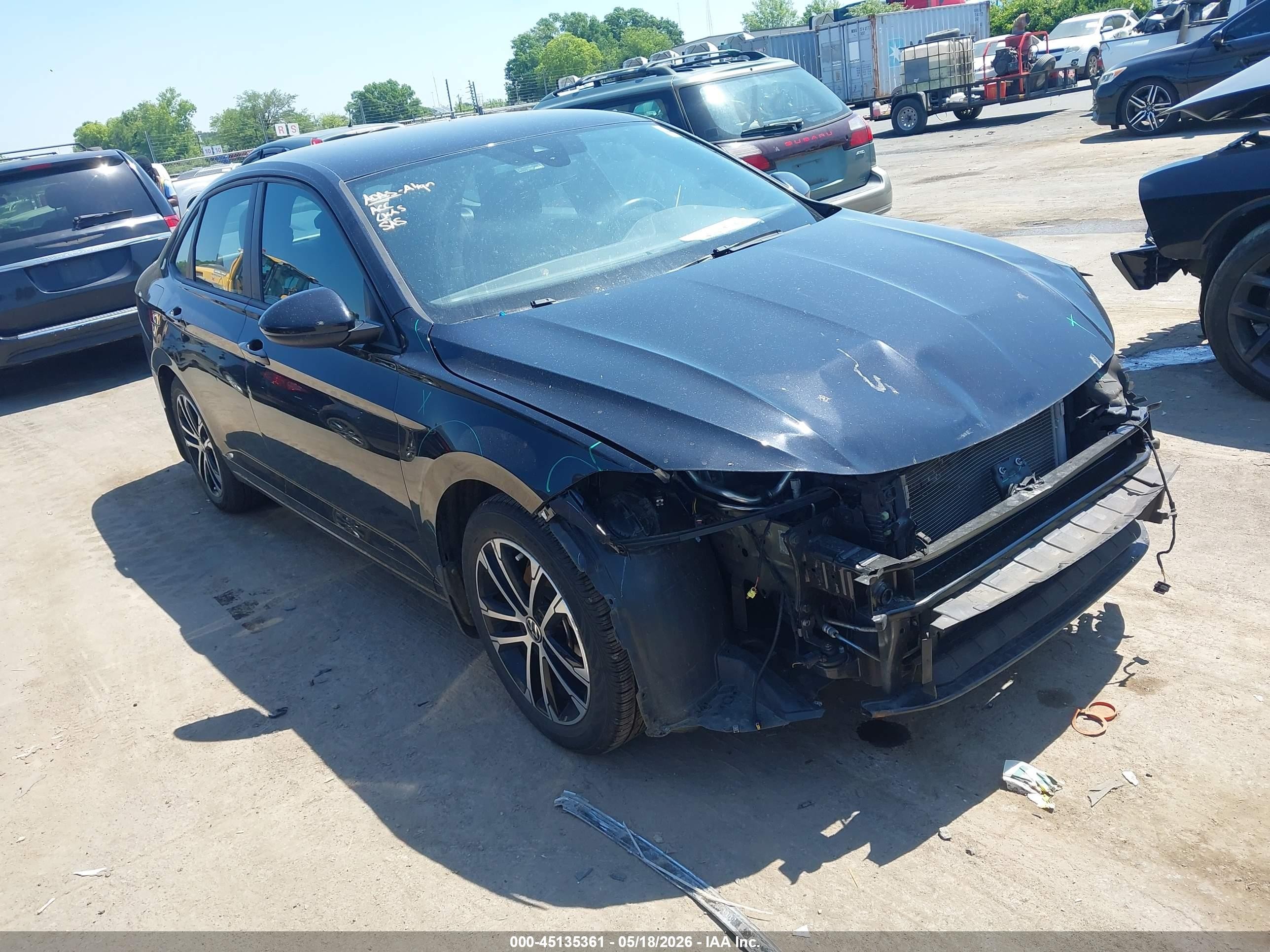 2023 Volkswagen Jetta 1.5t Sport Black vin: 3VWBM7BU4PM025414