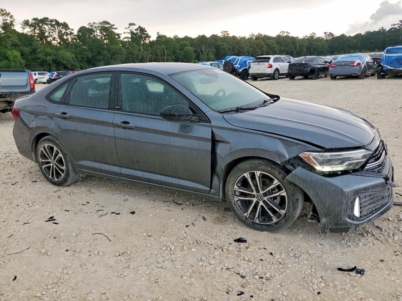 2023 Volkswagen Jetta Sport Gray vin: 3VWBM7BU4PM036218