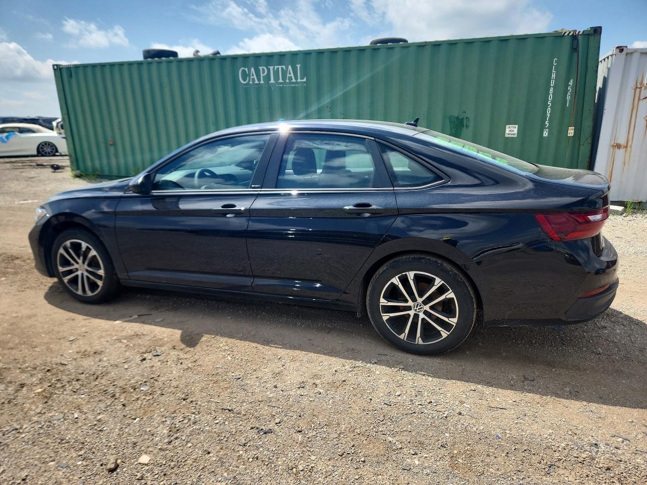 2023 Volkswagen Jetta Sport Black vin: 3VWBM7BU4PM056615