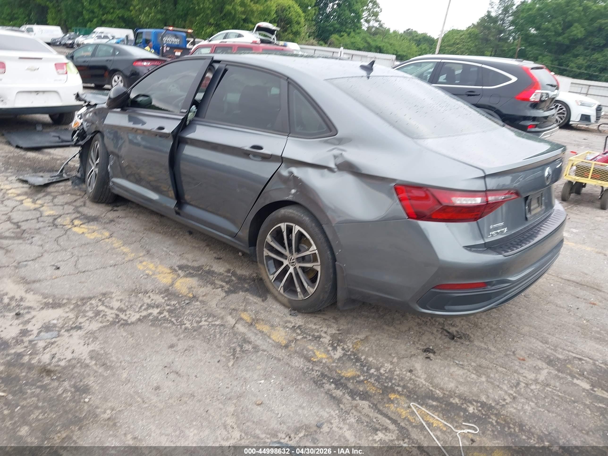 2023 Volkswagen Jetta 1.5t Sport Серый vin: 3VWBM7BU6PM032588