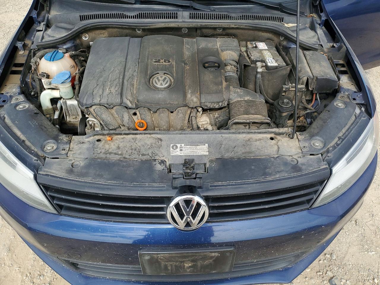 2012 Volkswagen Jetta Se Blue vin: 3VWBP7AJ0CM029436