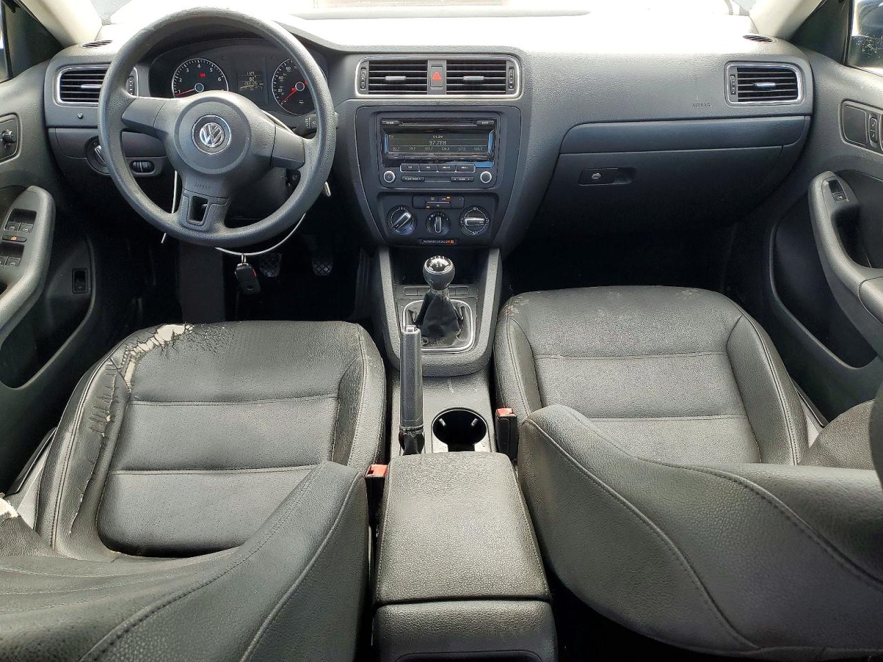 2012 Volkswagen Jetta Se Blue vin: 3VWBP7AJ0CM029436