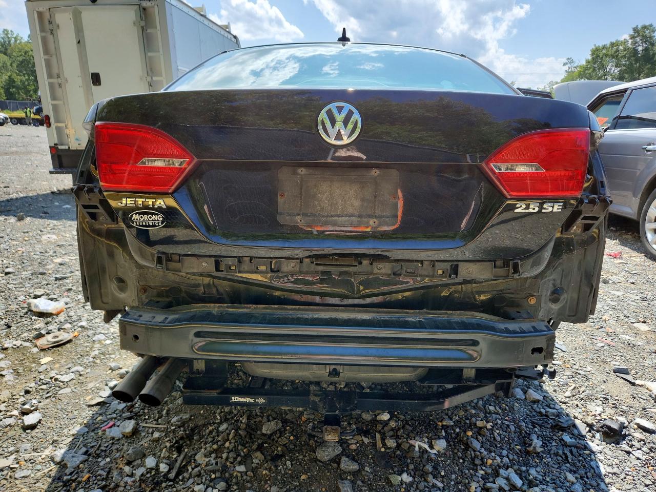 2013 Volkswagen Jetta Se Black vin: 3VWBP7AJ0DM288588