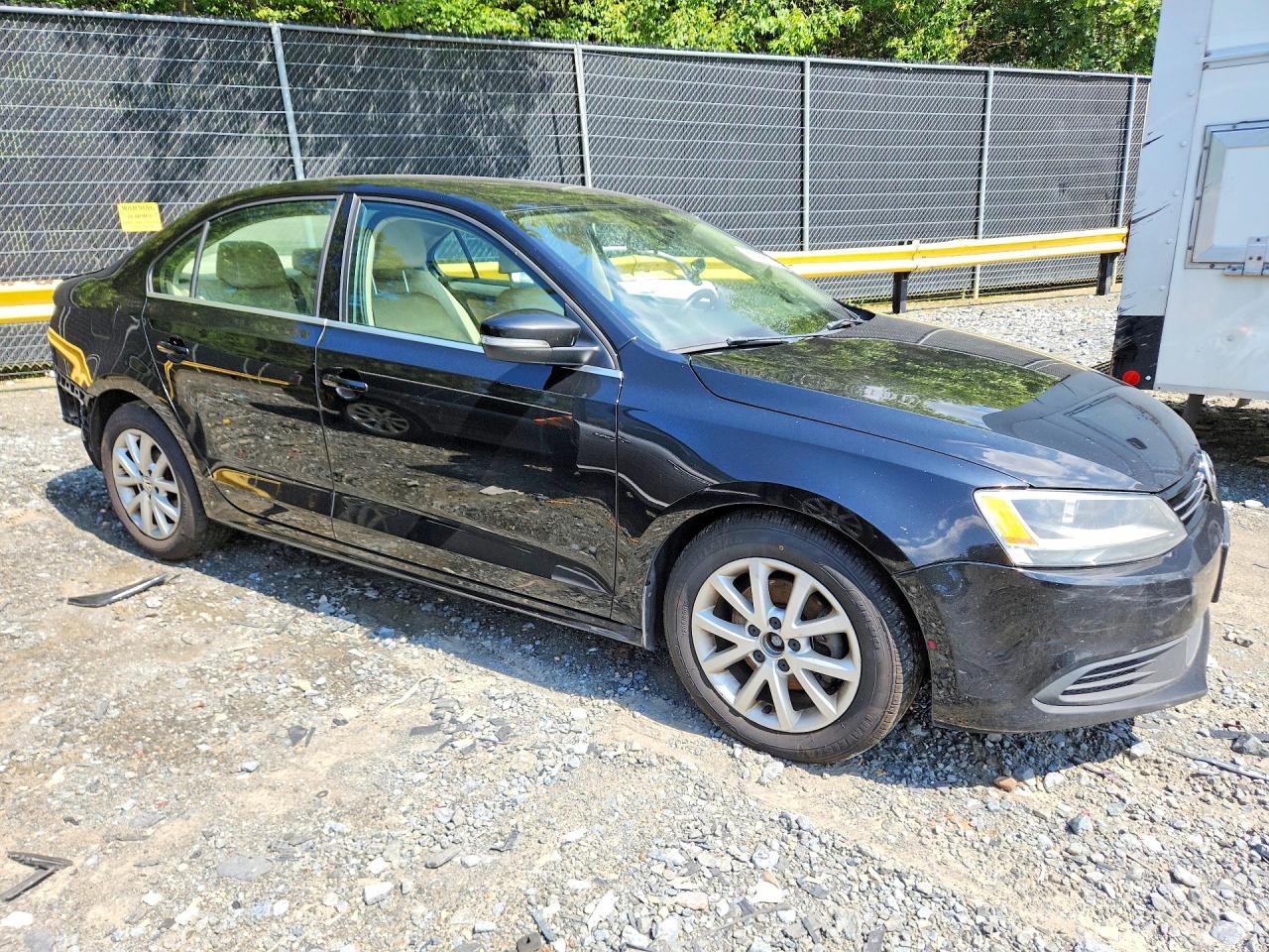 2013 Volkswagen Jetta Se Black vin: 3VWBP7AJ0DM288588