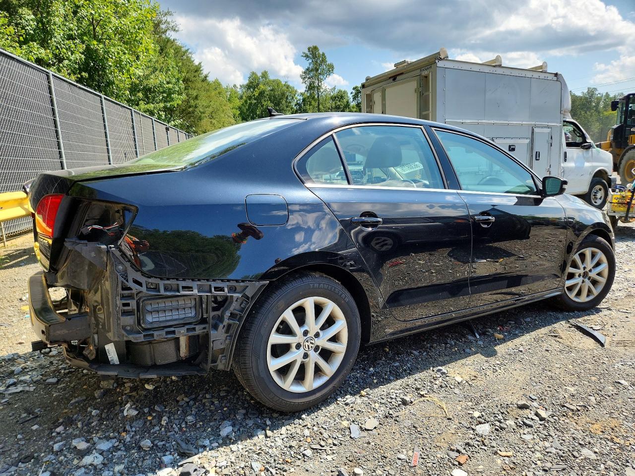 2013 Volkswagen Jetta Se Black vin: 3VWBP7AJ0DM288588