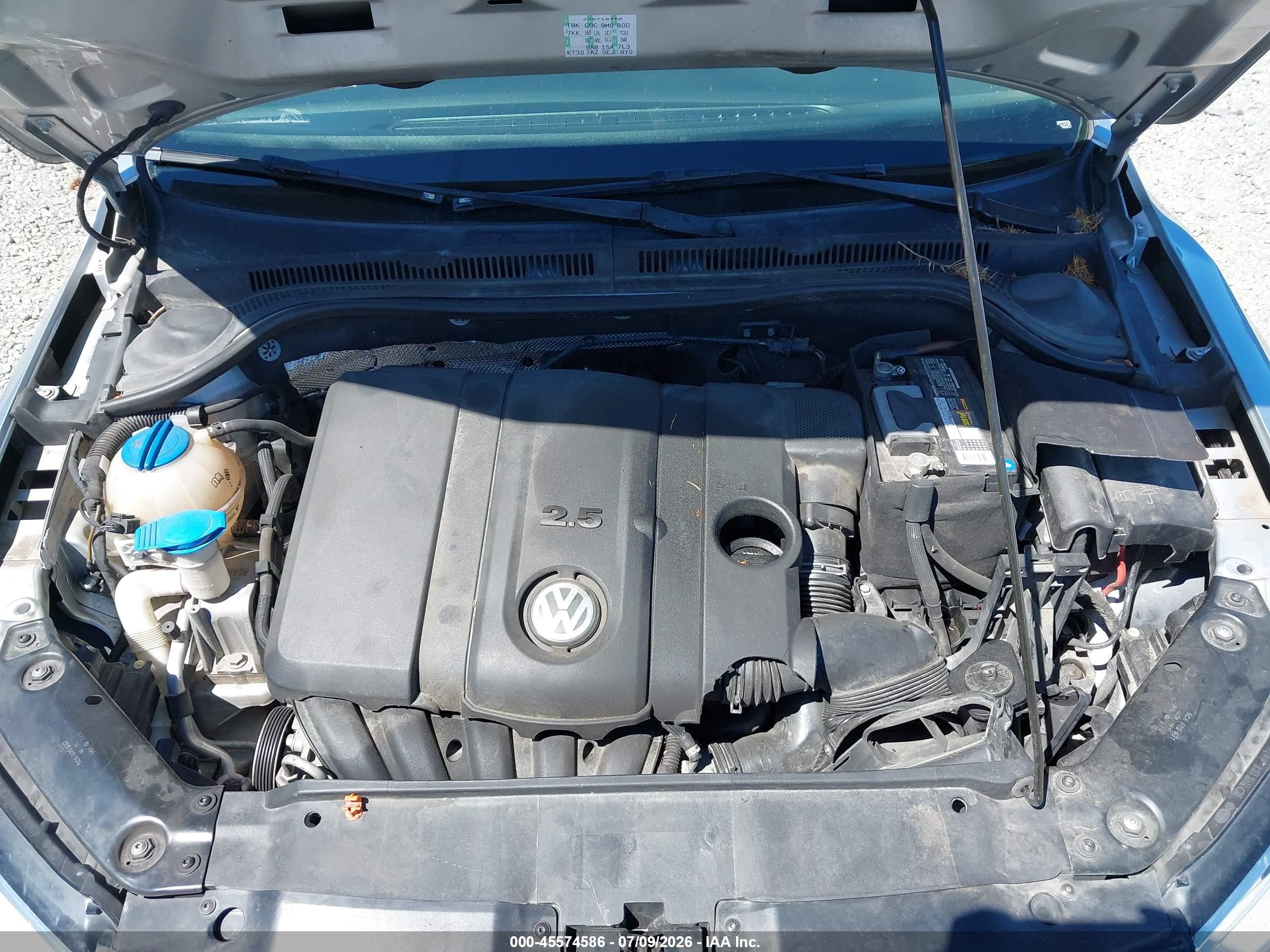 2012 Volkswagen Jetta 2.5l Se Silver vin: 3VWBP7AJ1CM031695