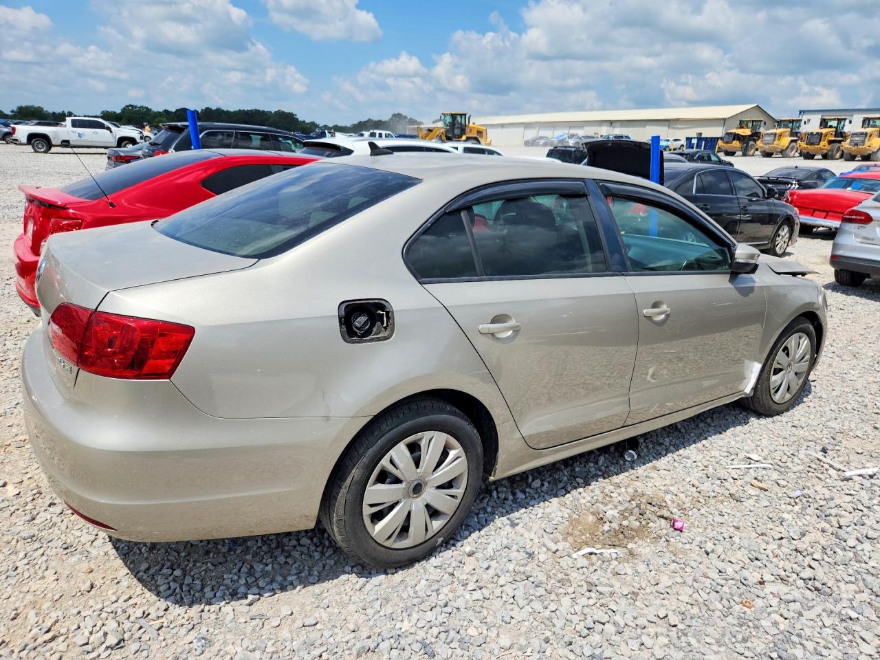 2012 Volkswagen Jetta Se Кремовый vin: 3VWBP7AJ2CM127500