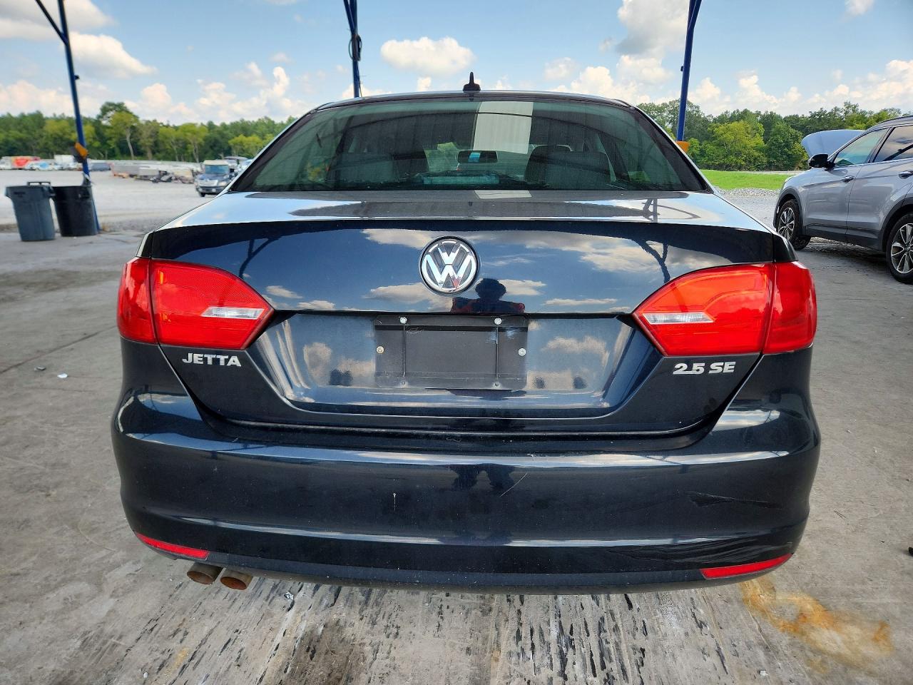 2012 Volkswagen Jetta Se Black vin: 3VWBP7AJ3CM373231