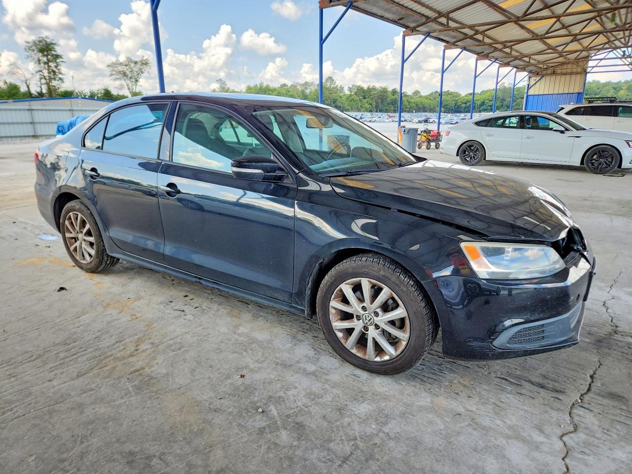 2012 Volkswagen Jetta Se Black vin: 3VWBP7AJ3CM373231