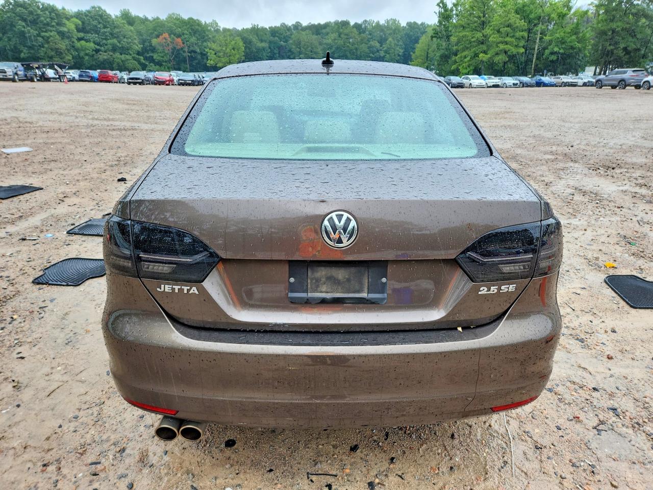 2013 Volkswagen Jetta Se Brown vin: 3VWBP7AJ3DM397420