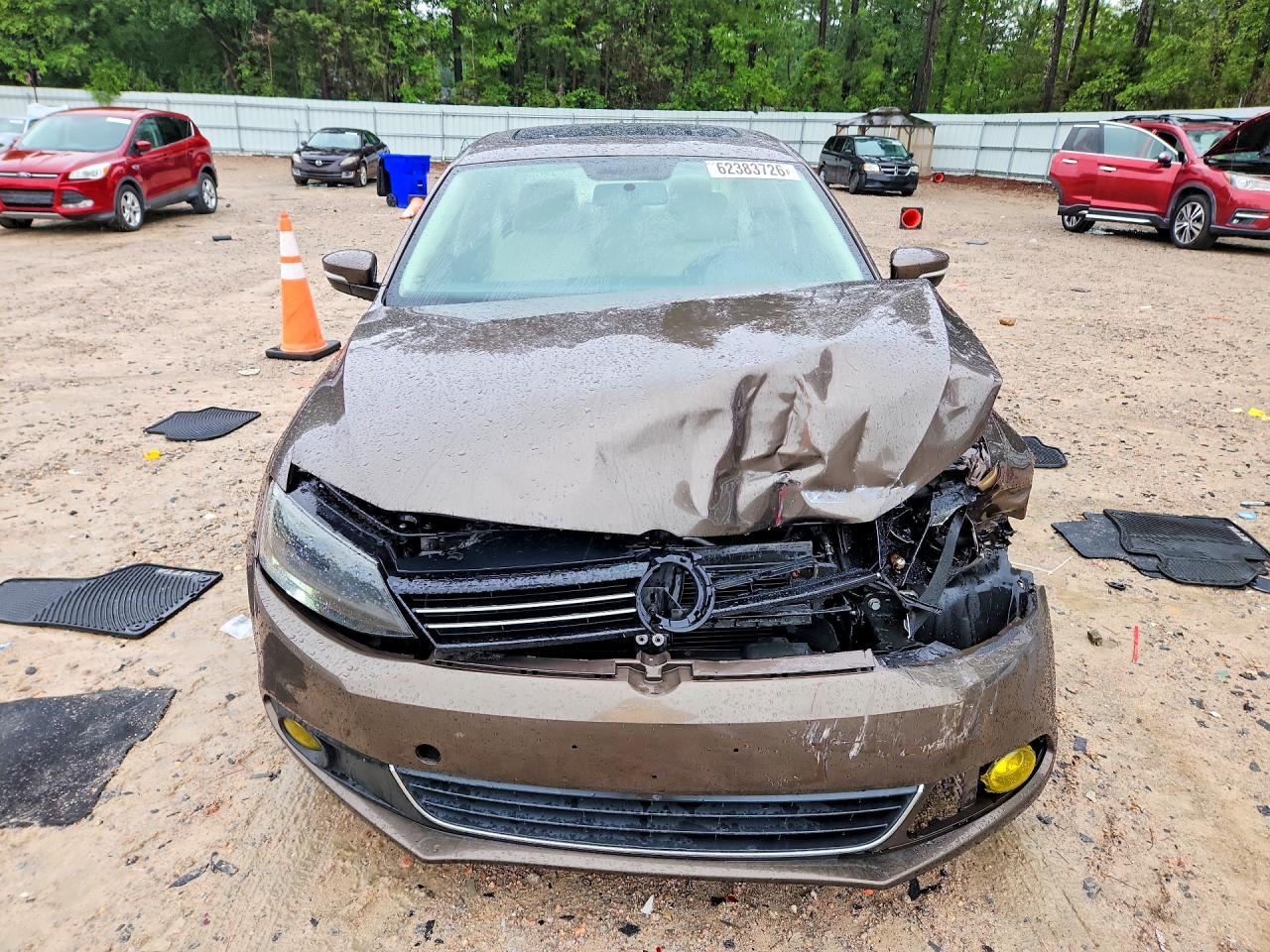 2013 Volkswagen Jetta Se Brown vin: 3VWBP7AJ3DM397420
