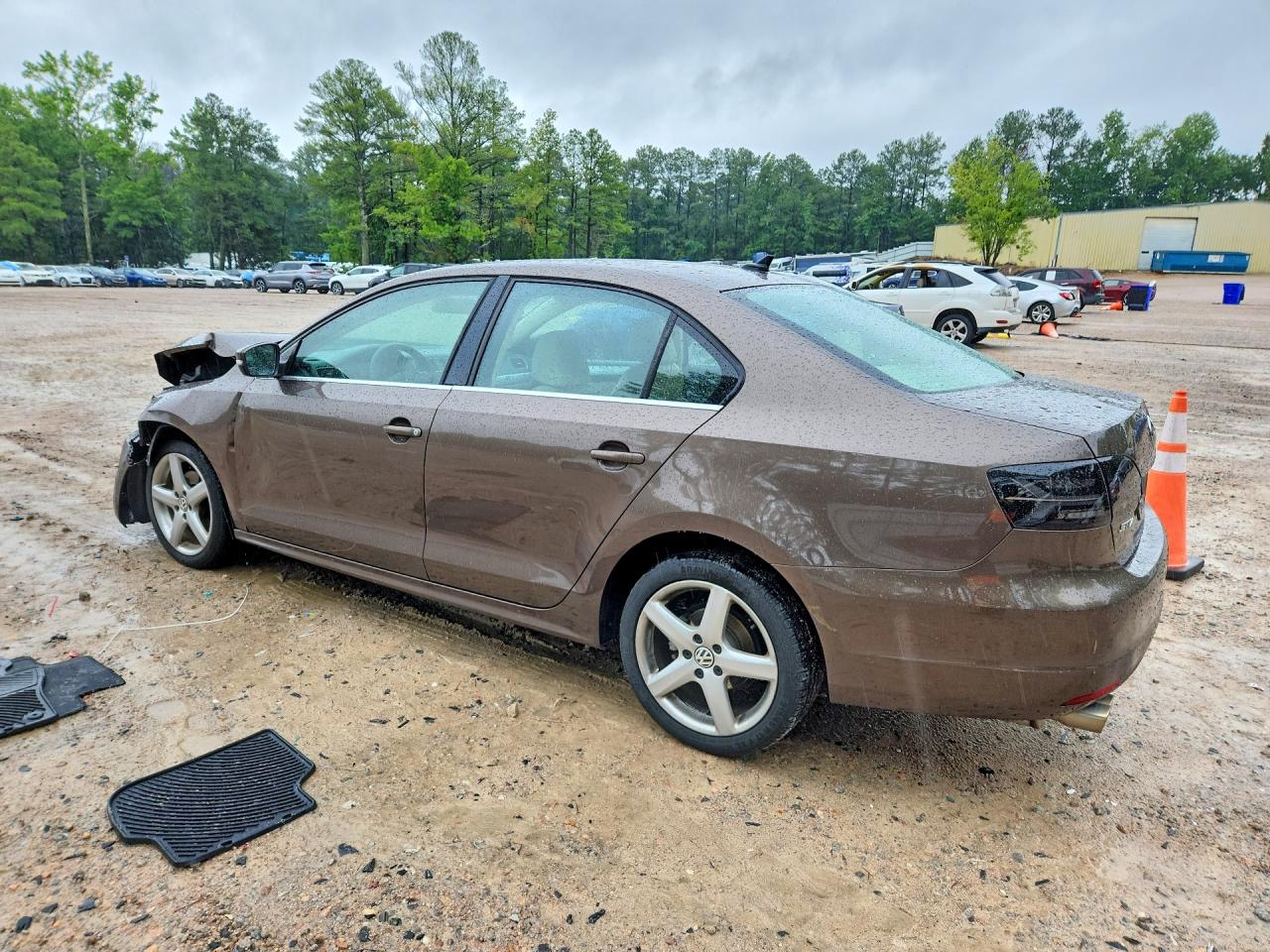2013 Volkswagen Jetta Se Brown vin: 3VWBP7AJ3DM397420
