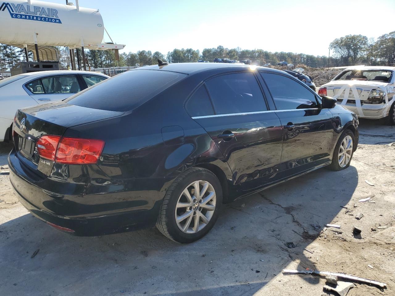 2013 Volkswagen Jetta Se Black vin: 3VWBP7AJ3DM426074