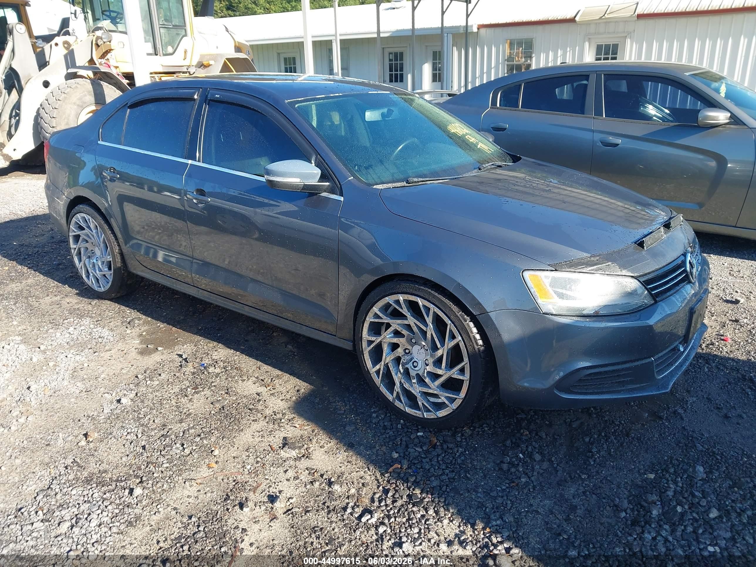 2013 Volkswagen Jetta 2.5l Se Gray vin: 3VWBP7AJ3DM446812