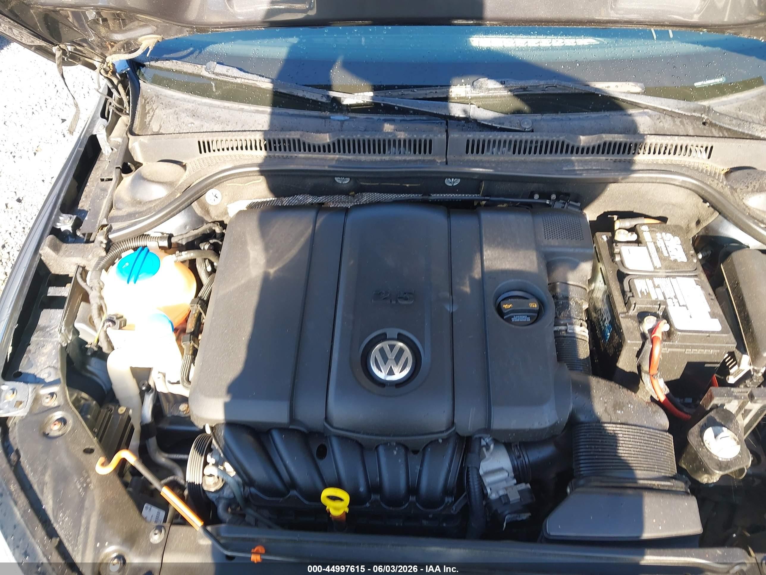2013 Volkswagen Jetta 2.5l Se Gray vin: 3VWBP7AJ3DM446812