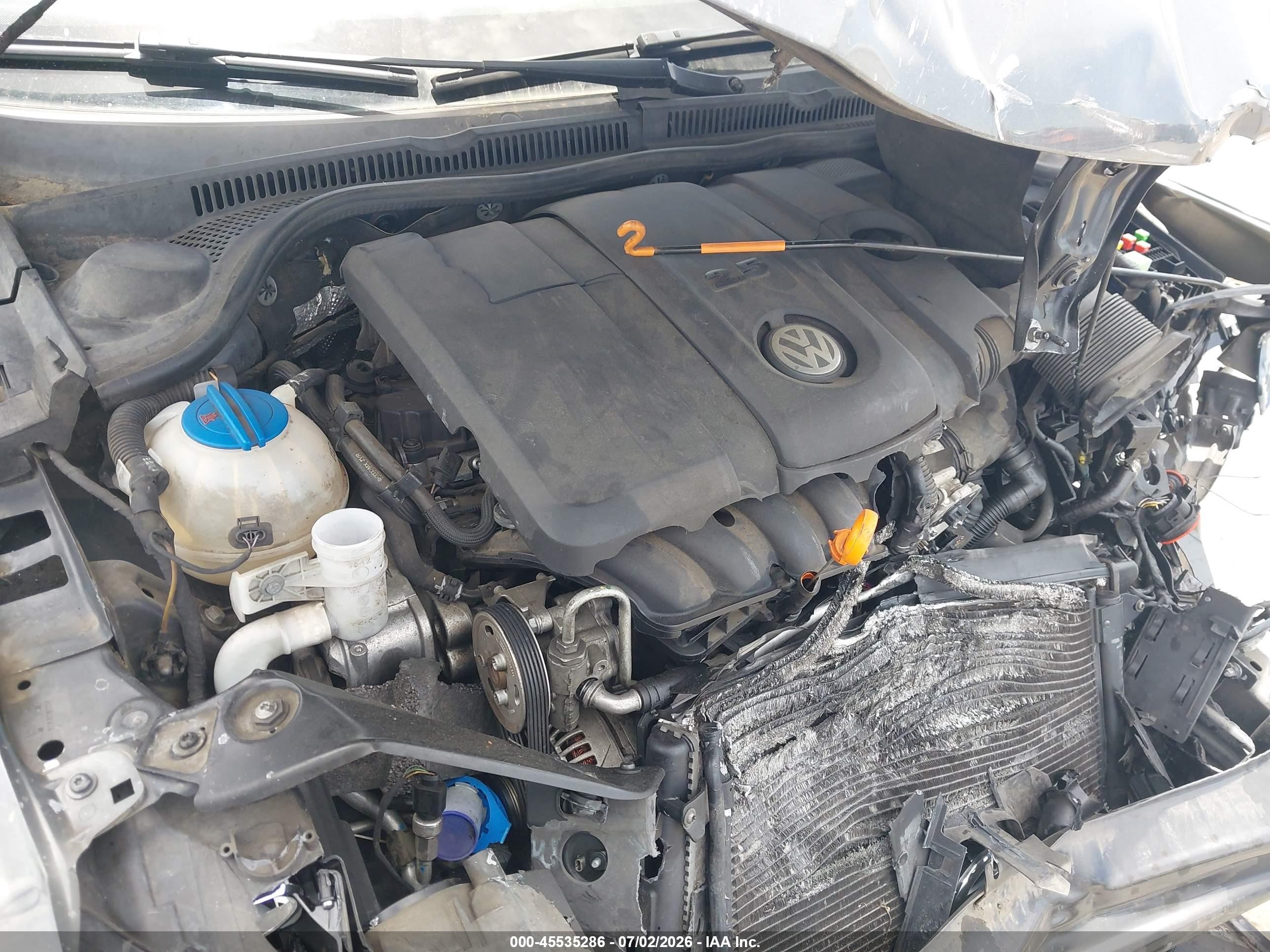 2012 Volkswagen Jetta 2.5l Se Gray vin: 3VWBP7AJ4CM003759