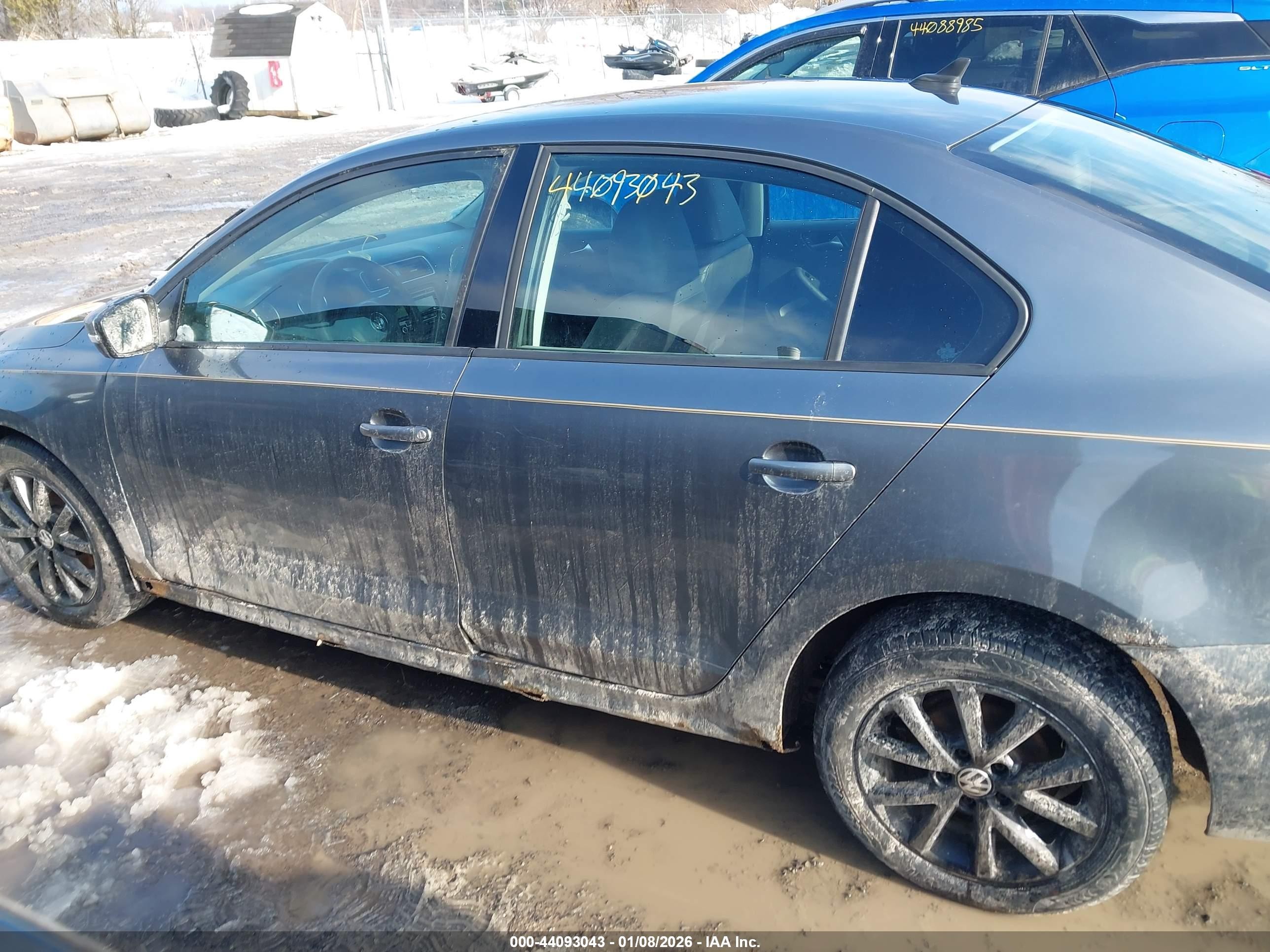 2012 Volkswagen Jetta 2.5l Se Gray vin: 3VWBP7AJ4CM340691
