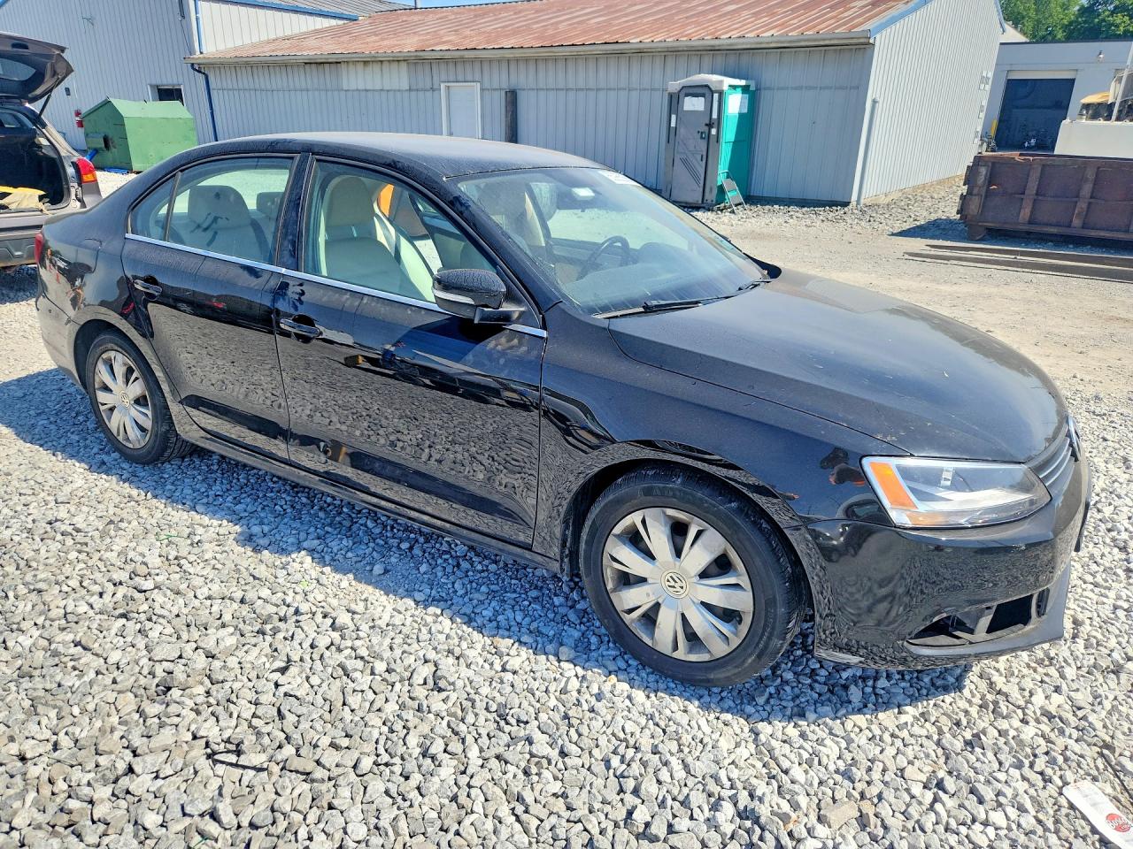 2013 Volkswagen Jetta Black vin: 3VWBP7AJ4DM397829