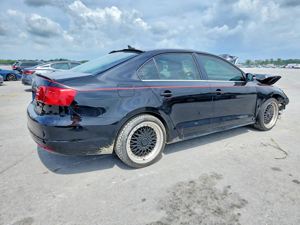 2012 Volkswagen Jetta Se Black vin: 3VWBP7AJ7CM362832