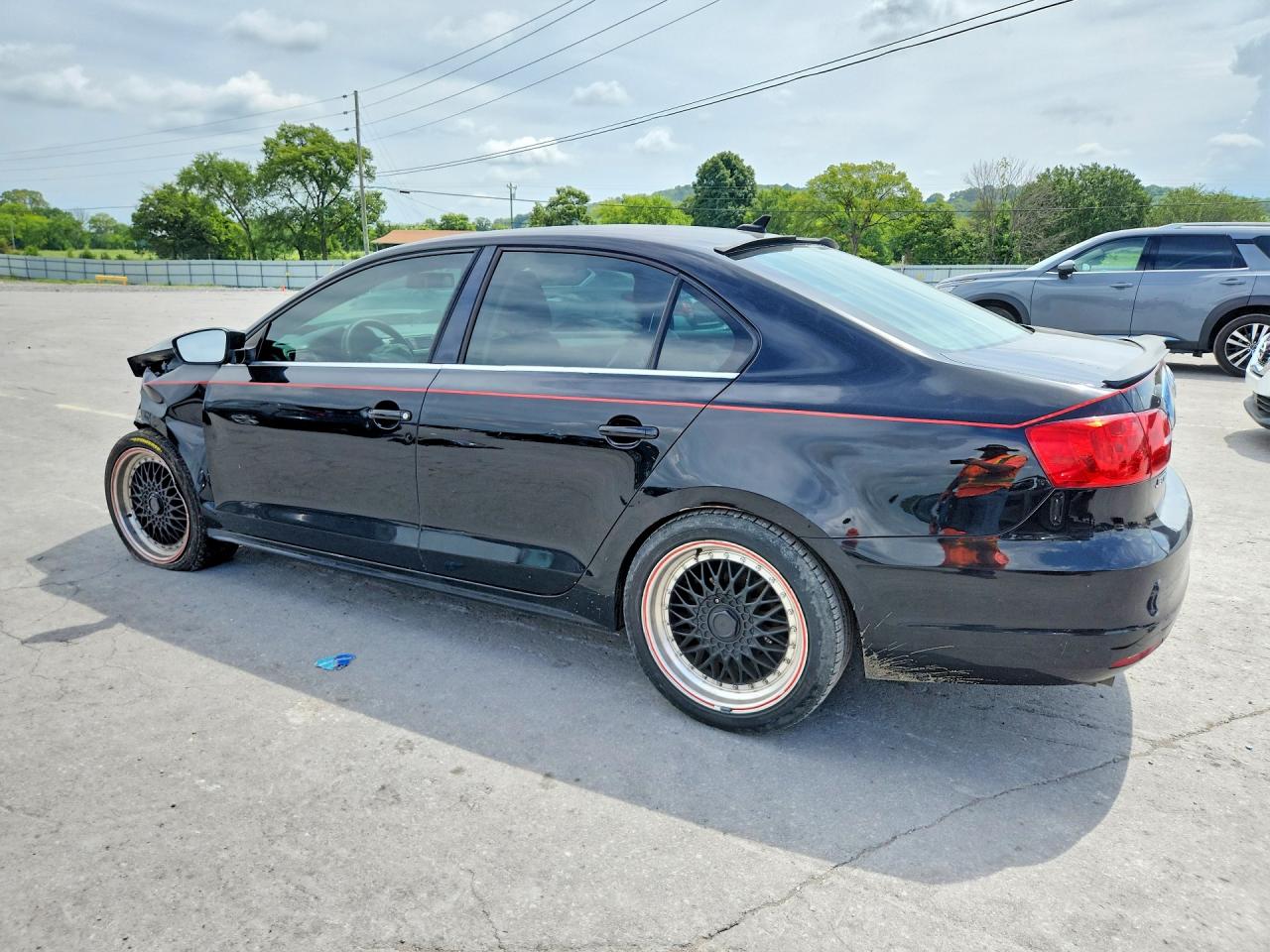 2012 Volkswagen Jetta Se Black vin: 3VWBP7AJ7CM362832