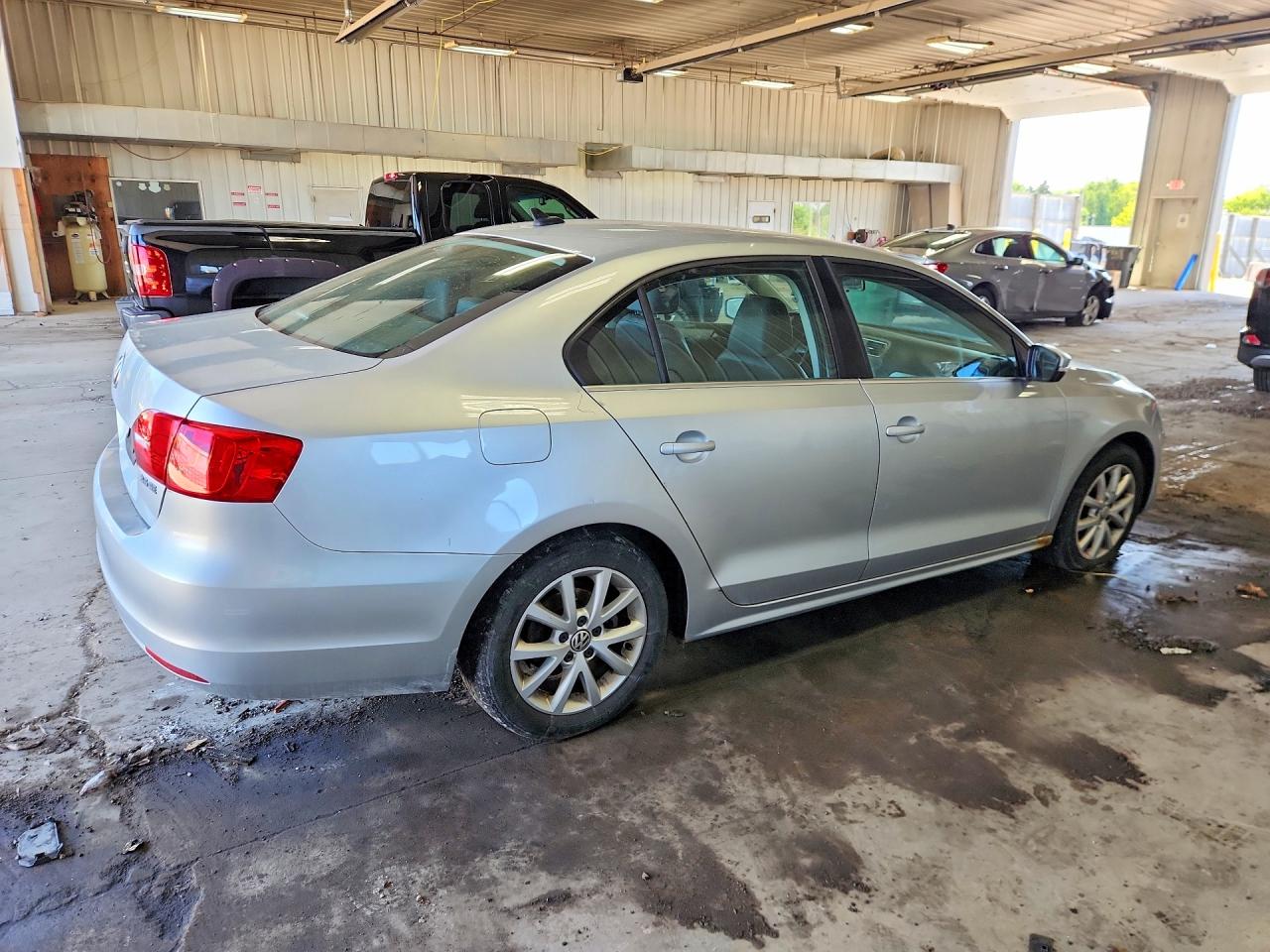2013 Volkswagen Jetta Se Silver vin: 3VWBP7AJ7DM226895