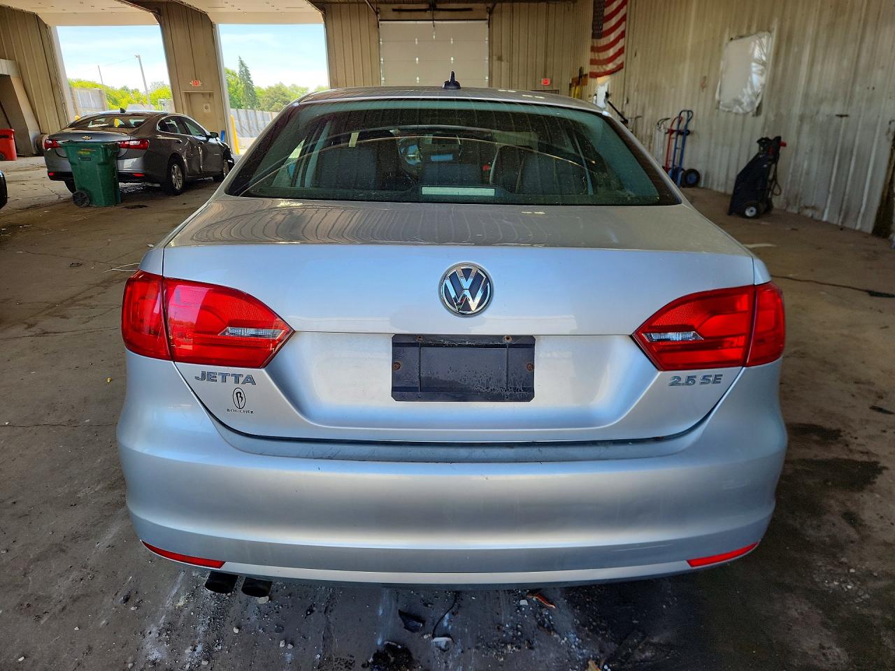 2013 Volkswagen Jetta Se Silver vin: 3VWBP7AJ7DM226895