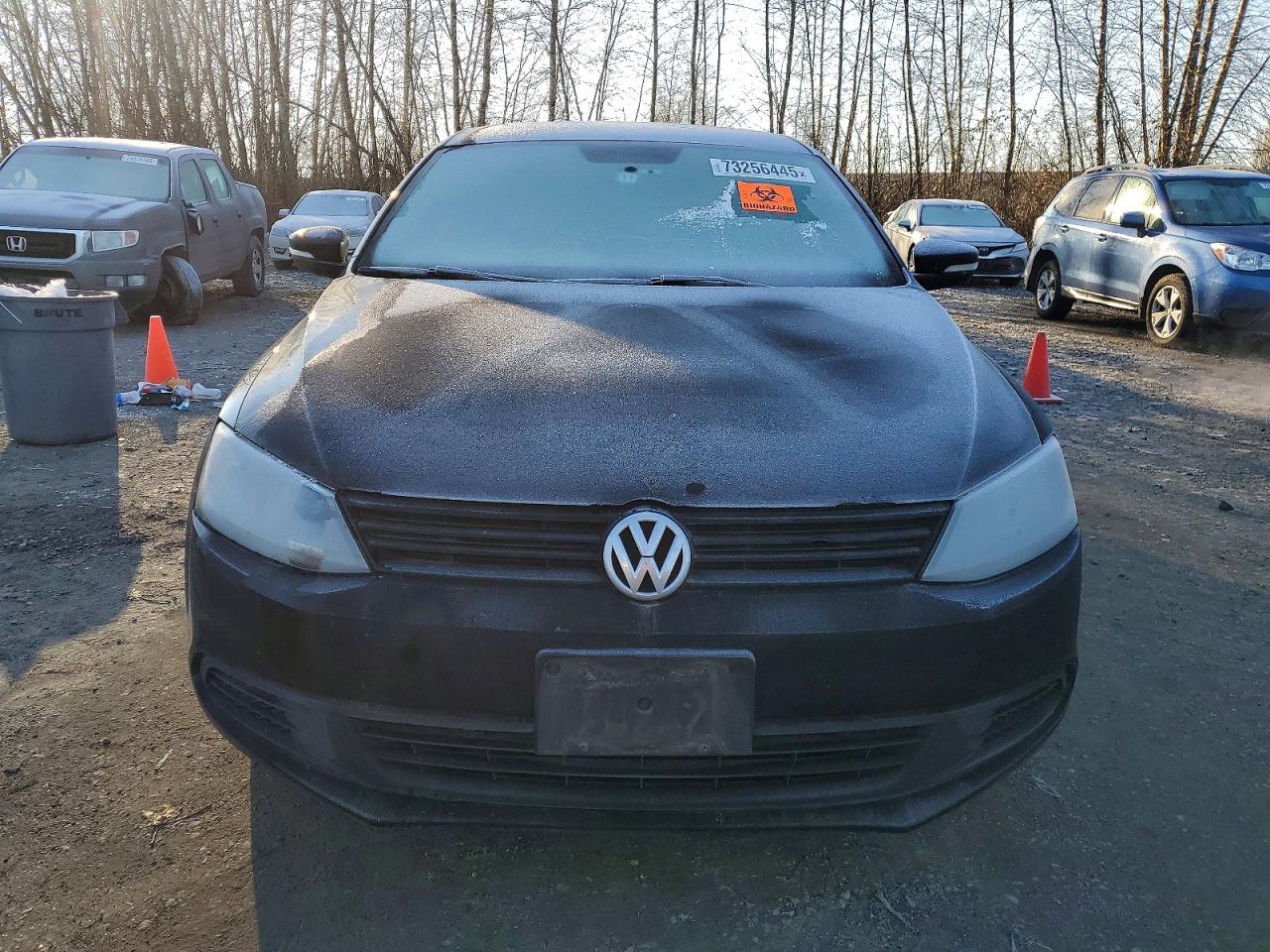2012 Volkswagen Jetta Se Black vin: 3VWBP7AJ8CM320783