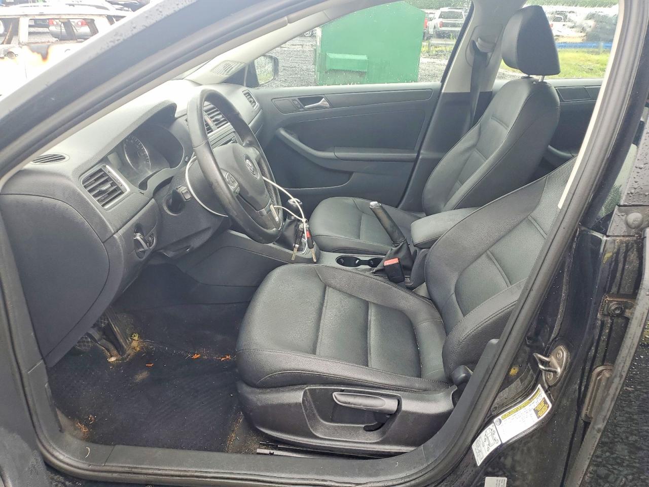 2012 Volkswagen Jetta Se Black vin: 3VWBP7AJ9CM306214