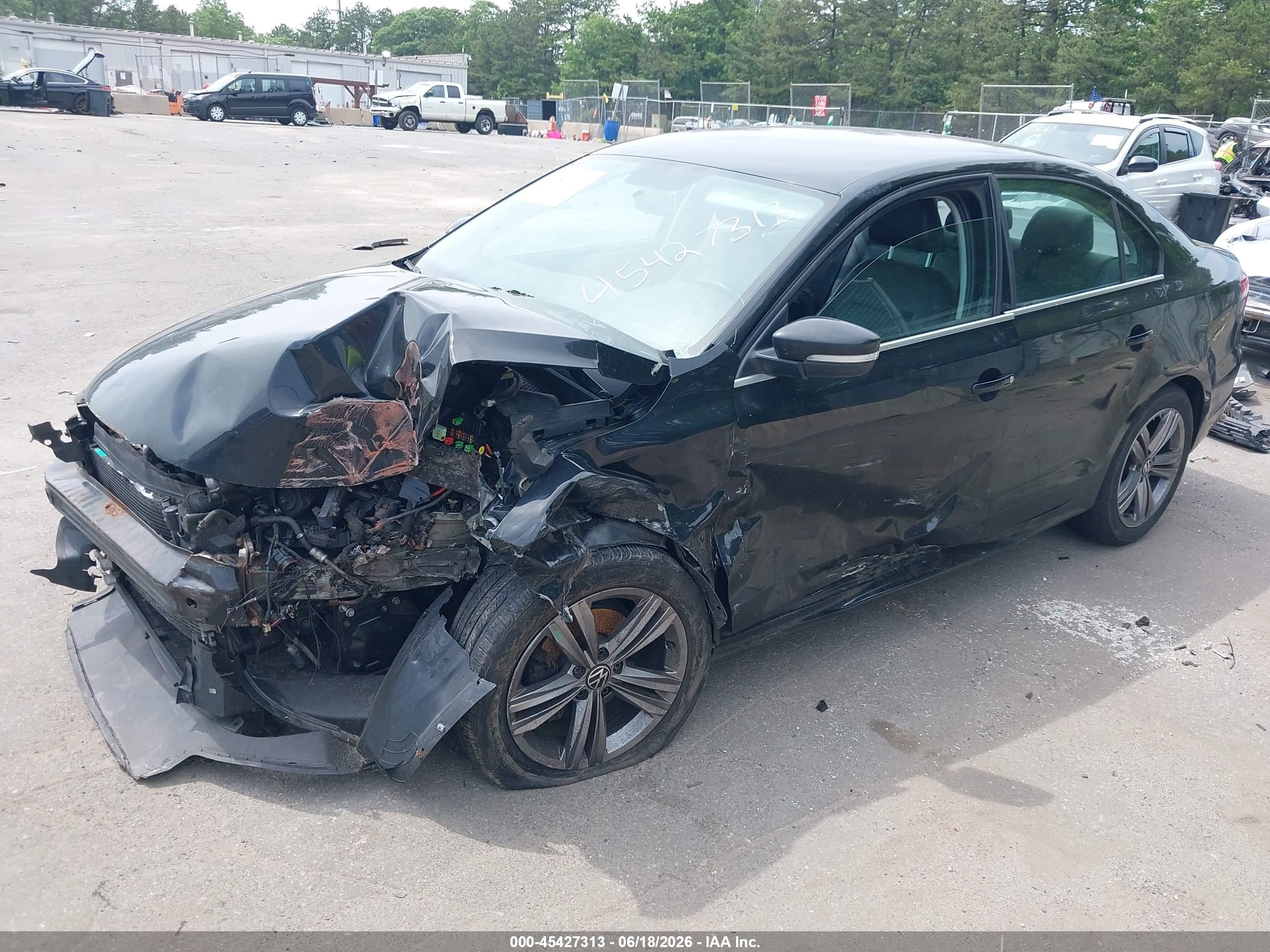 2013 Volkswagen Jetta 2.5l Se Black vin: 3VWBP7AJ9DM355608