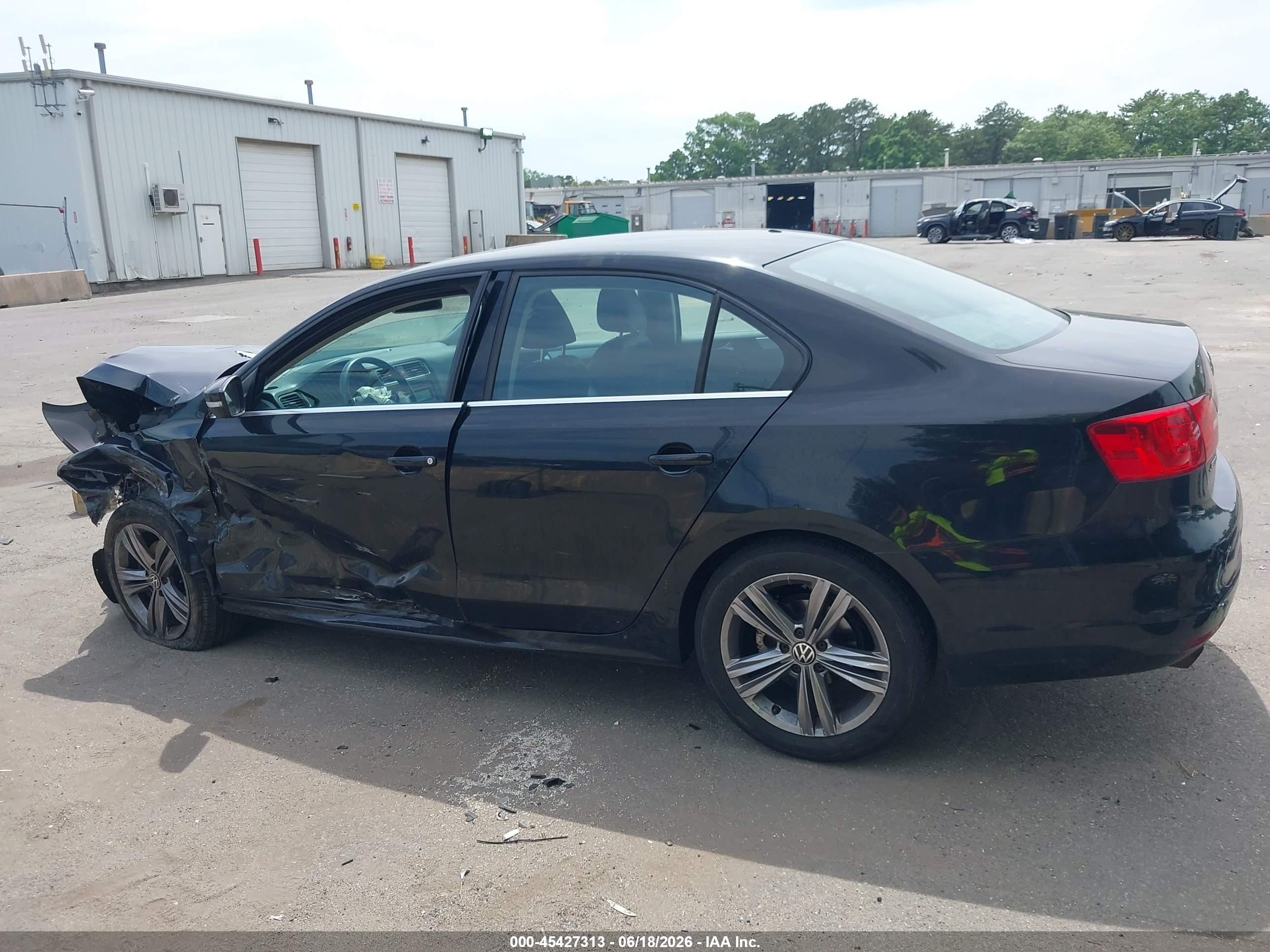 2013 Volkswagen Jetta 2.5l Se Black vin: 3VWBP7AJ9DM355608