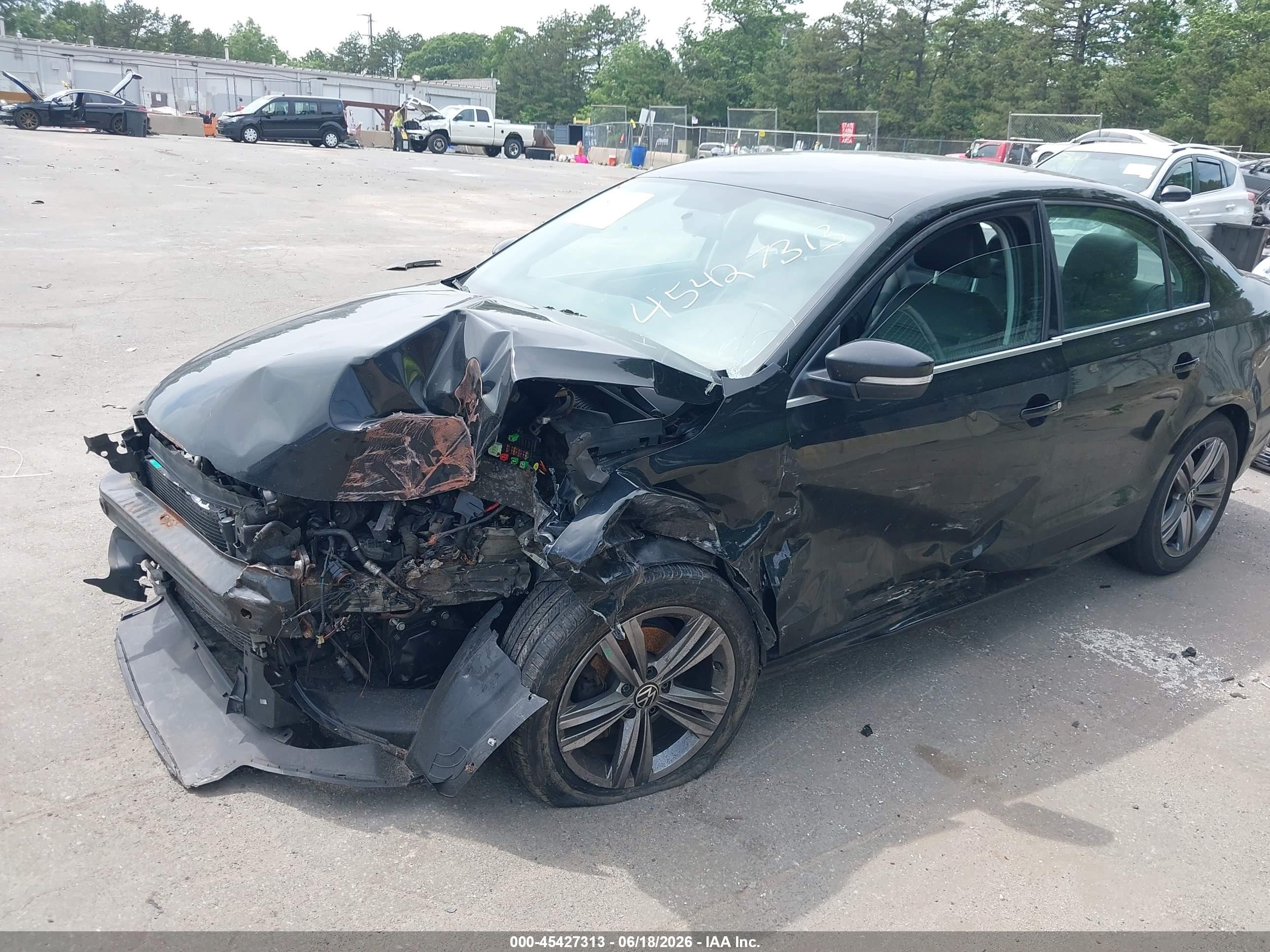 2013 Volkswagen Jetta 2.5l Se Black vin: 3VWBP7AJ9DM355608