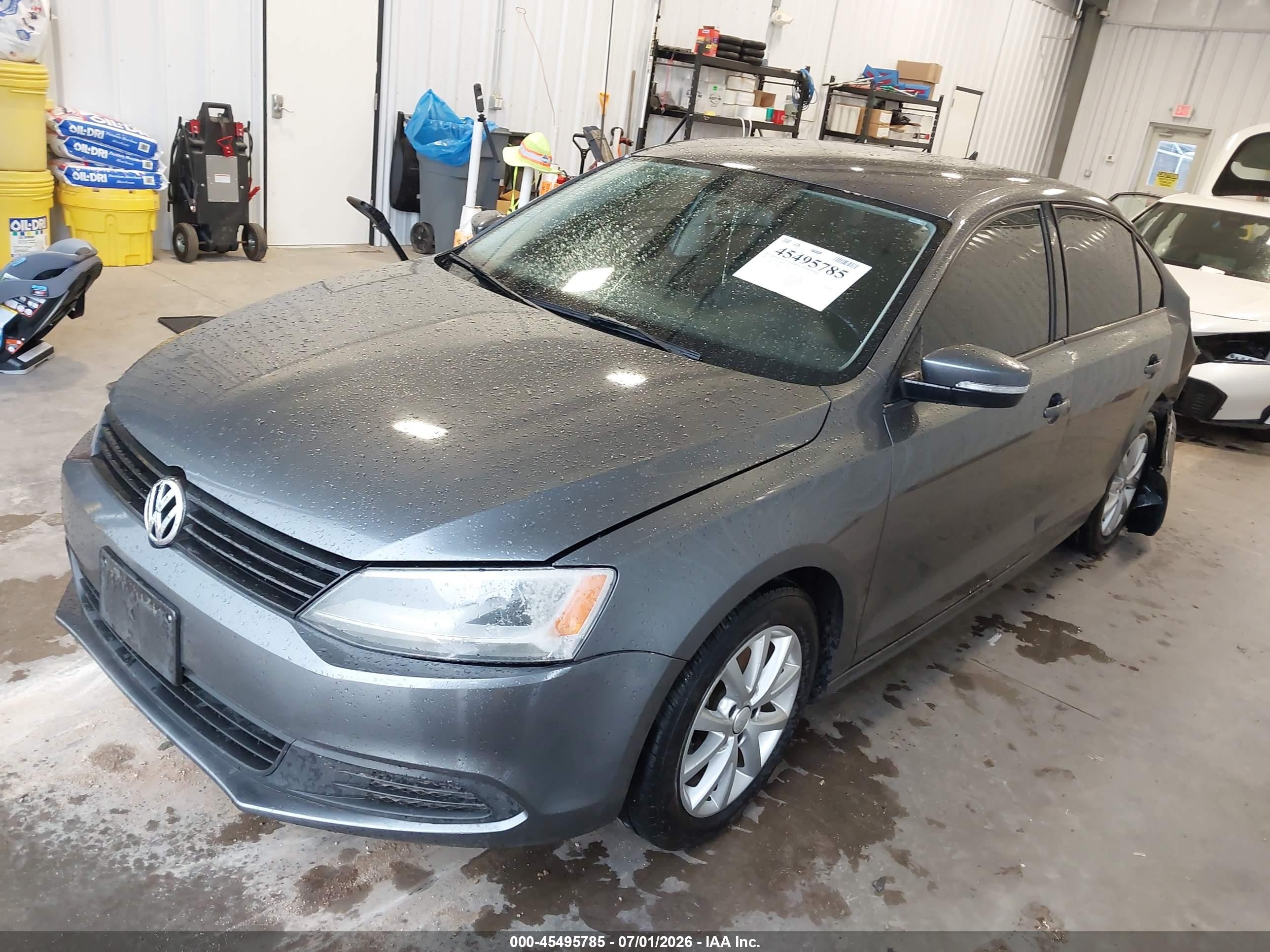 2012 Volkswagen Jetta 2.5l Se Gray vin: 3VWBP7AJXCM004320