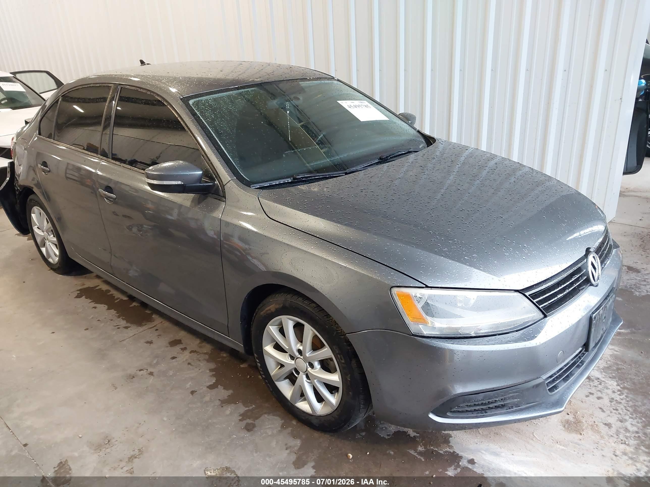2012 Volkswagen Jetta 2.5l Se Серый vin: 3VWBP7AJXCM004320