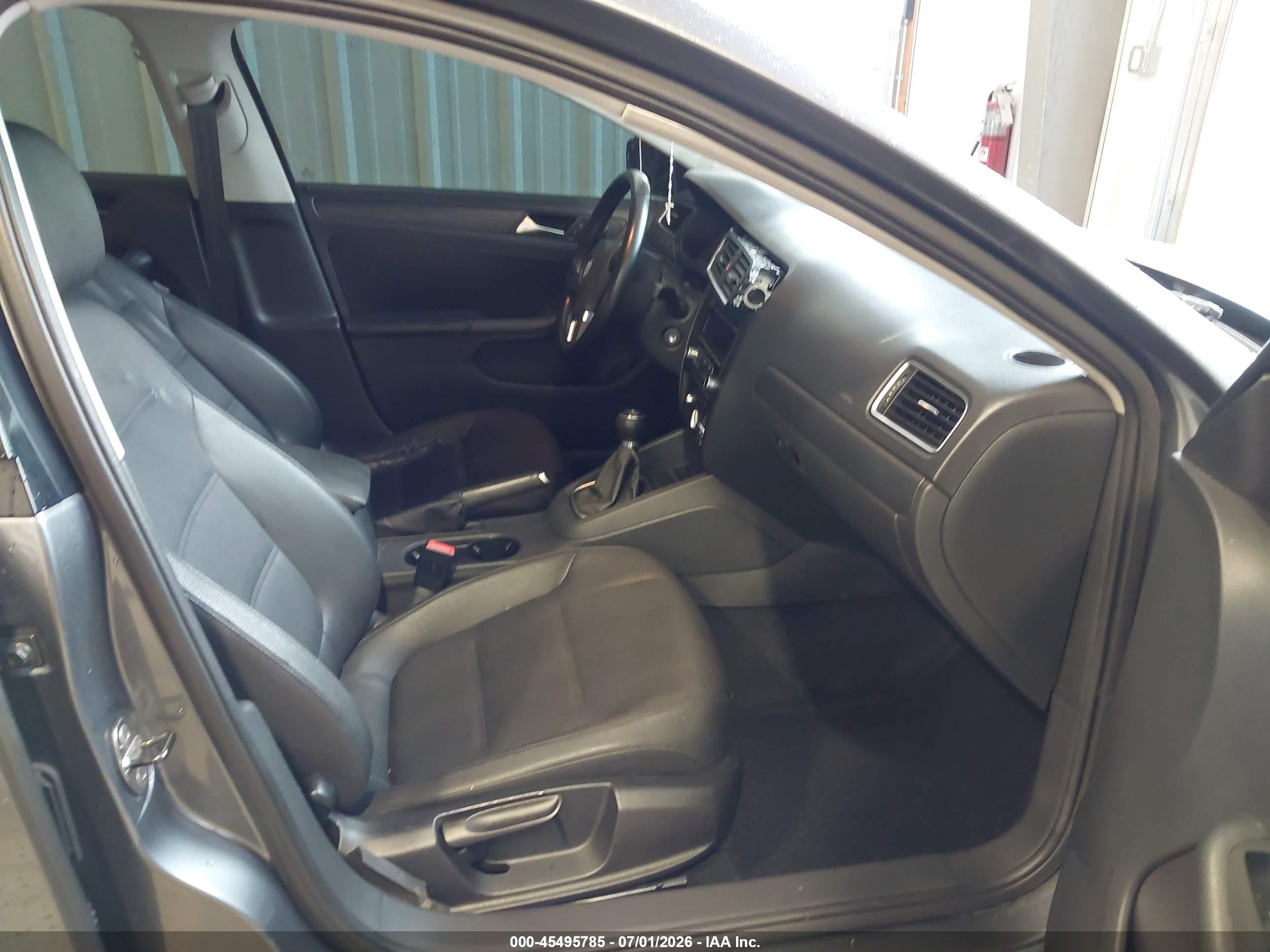 2012 Volkswagen Jetta 2.5l Se Gray vin: 3VWBP7AJXCM004320