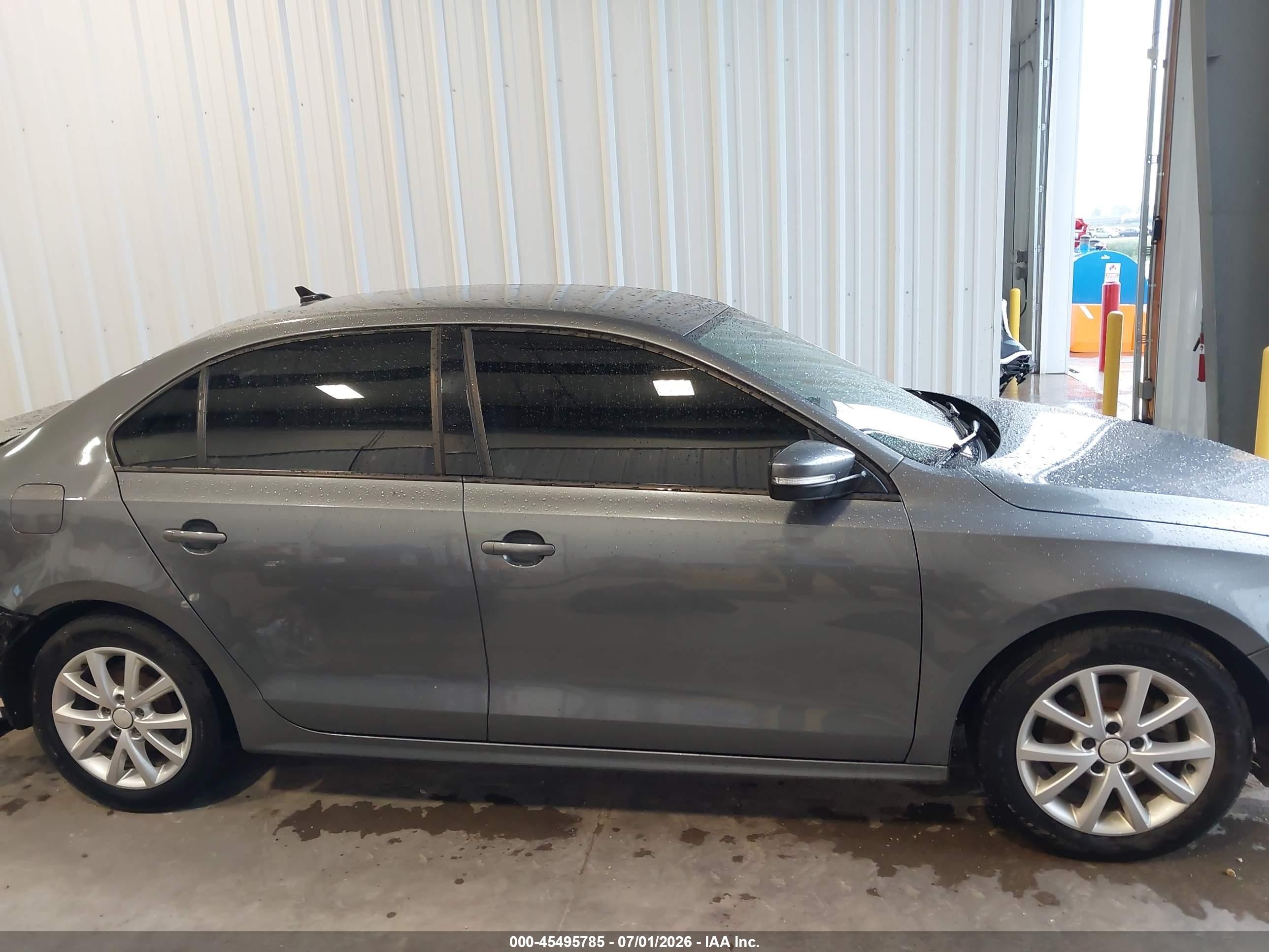 2012 Volkswagen Jetta 2.5l Se Gray vin: 3VWBP7AJXCM004320