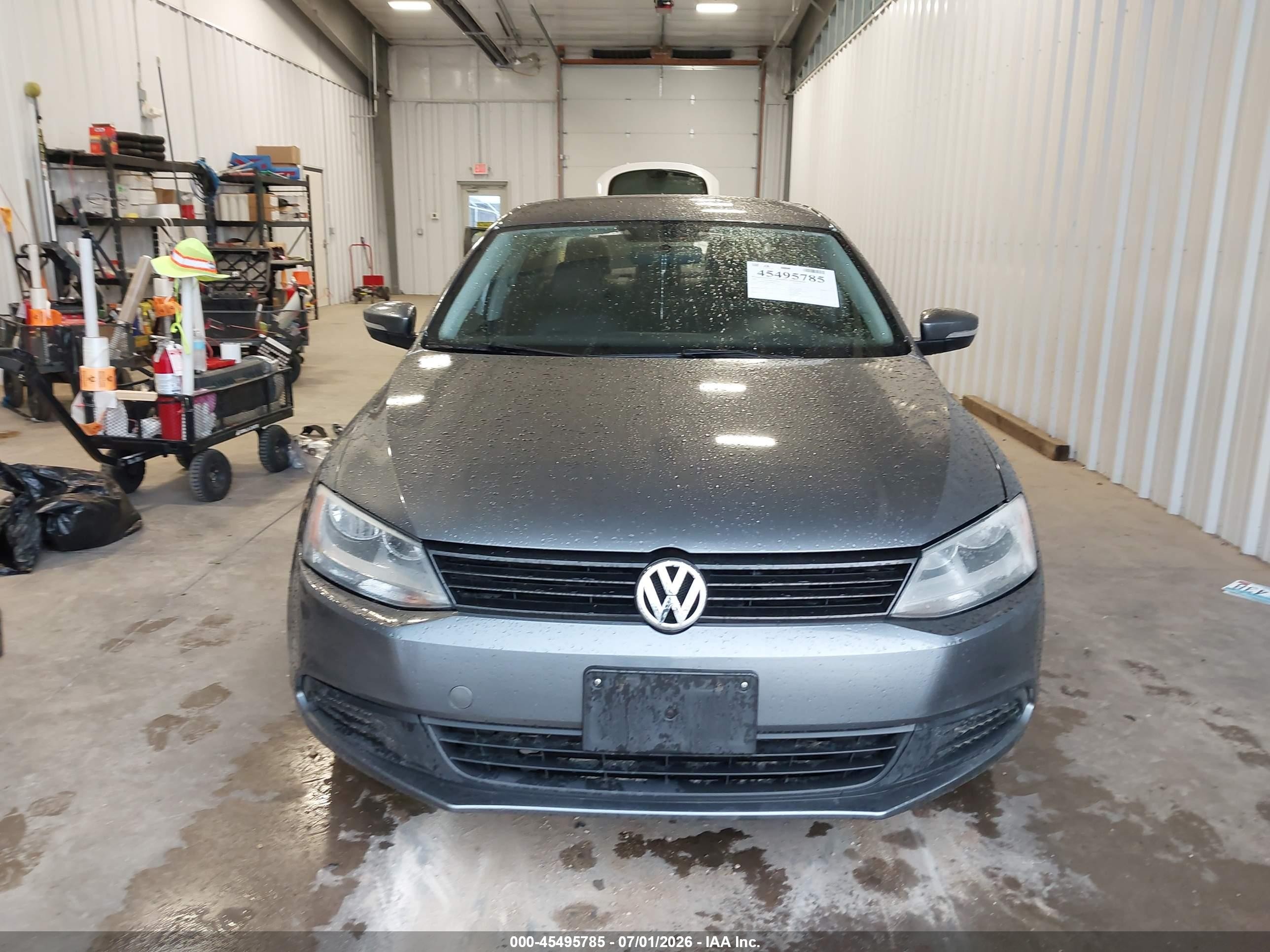 2012 Volkswagen Jetta 2.5l Se Gray vin: 3VWBP7AJXCM004320