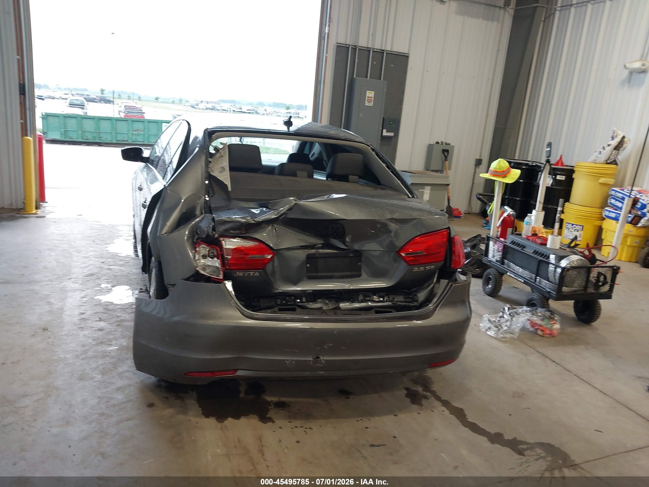2012 Volkswagen Jetta 2.5l Se Gray vin: 3VWBP7AJXCM004320