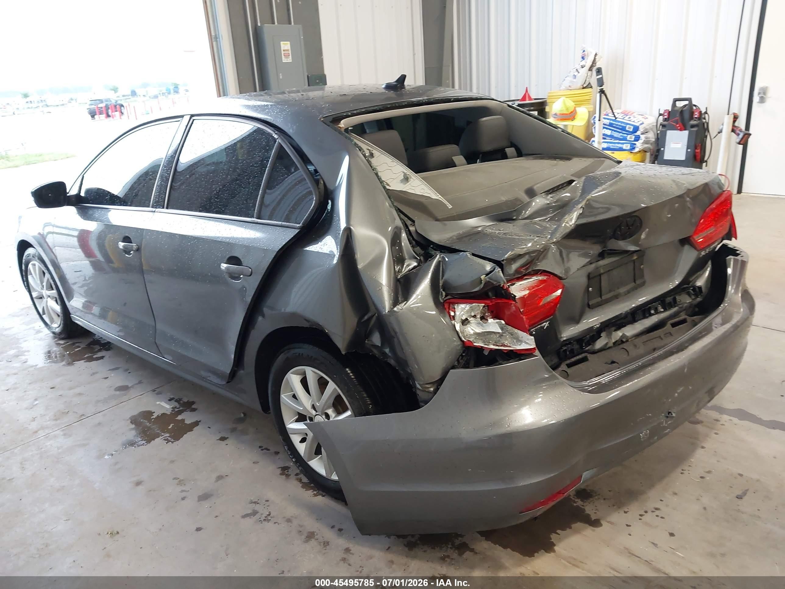 2012 Volkswagen Jetta 2.5l Se Gray vin: 3VWBP7AJXCM004320