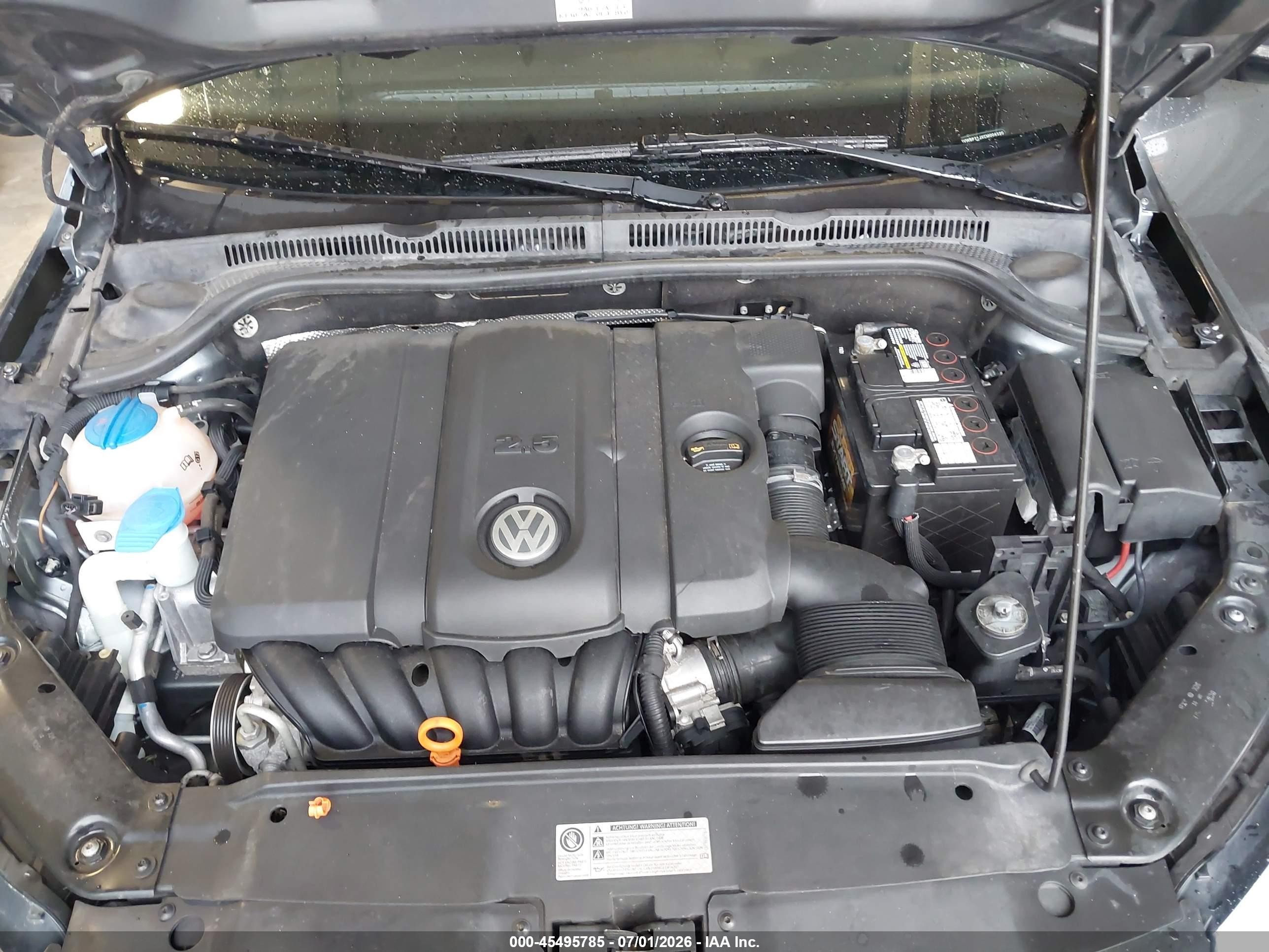 2012 Volkswagen Jetta 2.5l Se Gray vin: 3VWBP7AJXCM004320