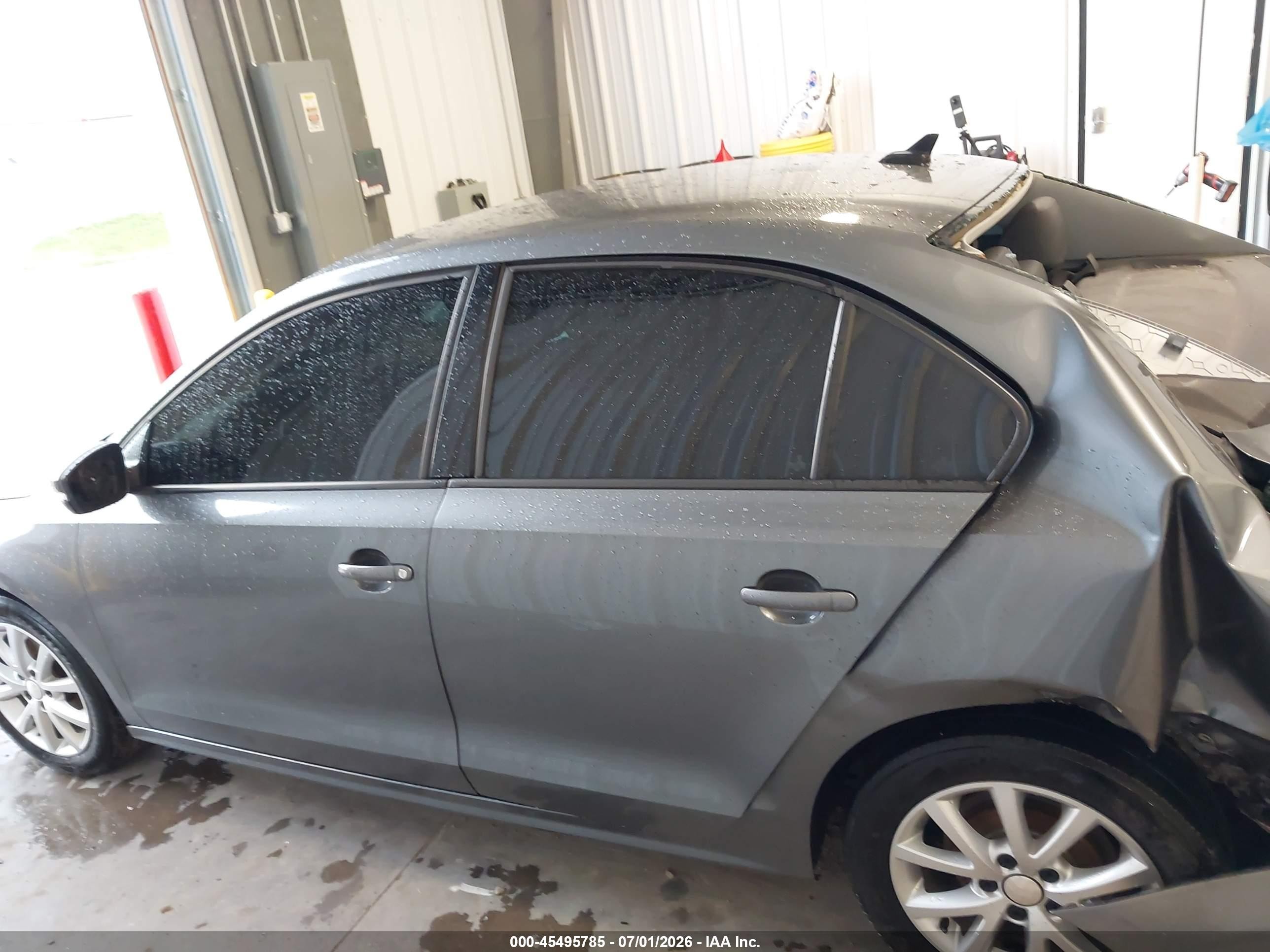 2012 Volkswagen Jetta 2.5l Se Gray vin: 3VWBP7AJXCM004320
