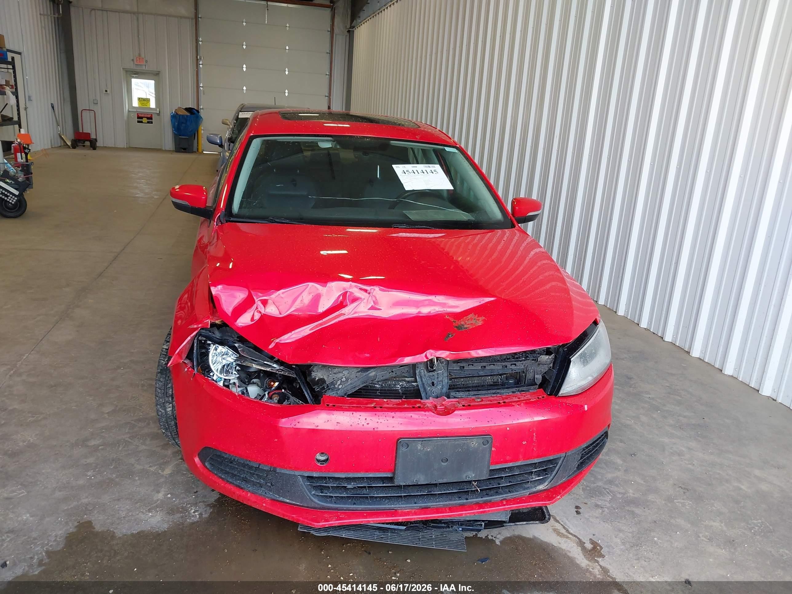 2012 Volkswagen Jetta 2.5l Se Red vin: 3VWBP7AJXCM322213