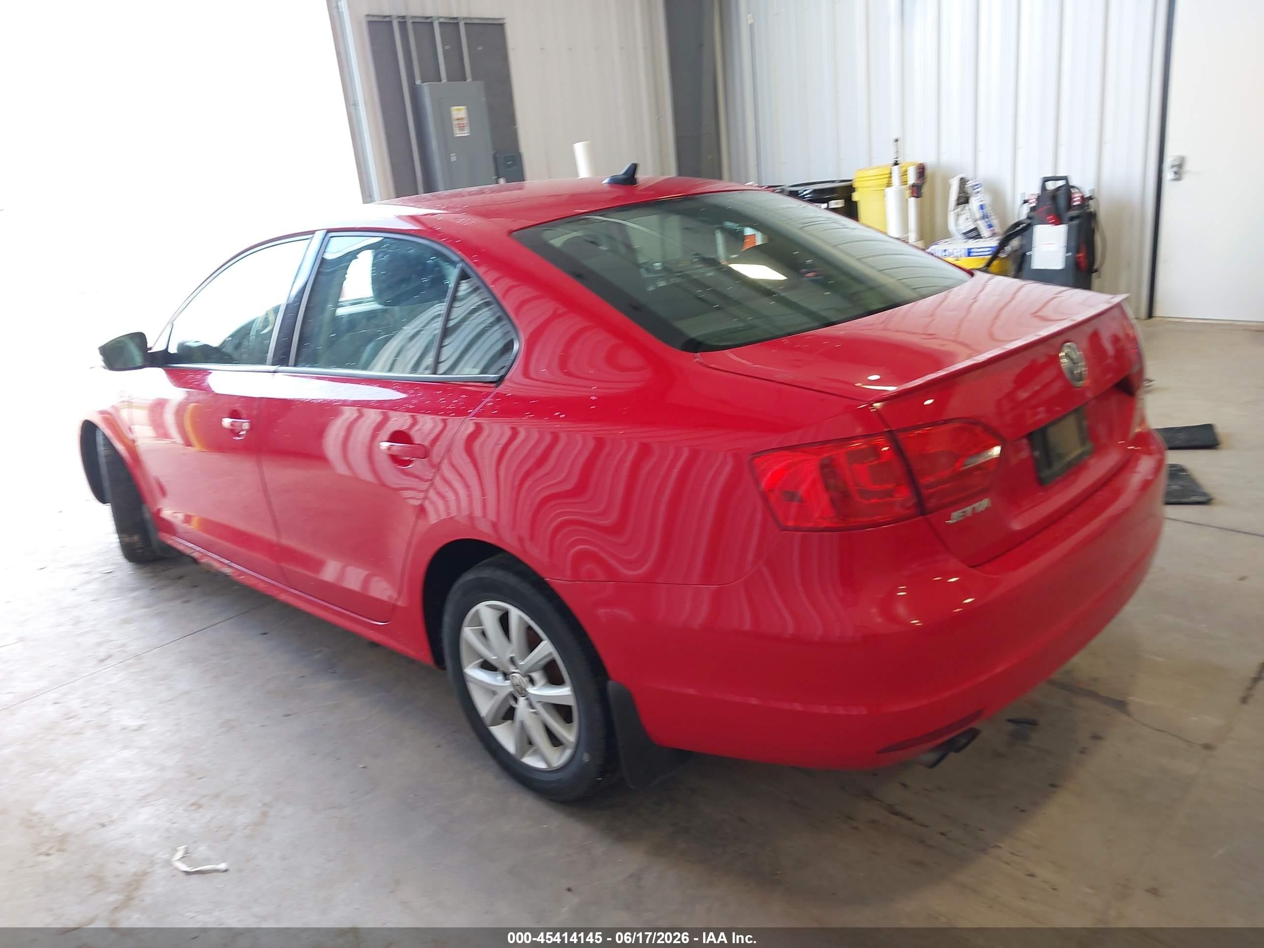 2012 Volkswagen Jetta 2.5l Se Red vin: 3VWBP7AJXCM322213